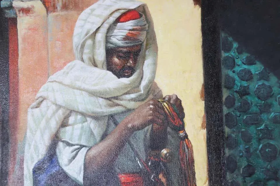 Moroccan Moorish Oil Painting - 7