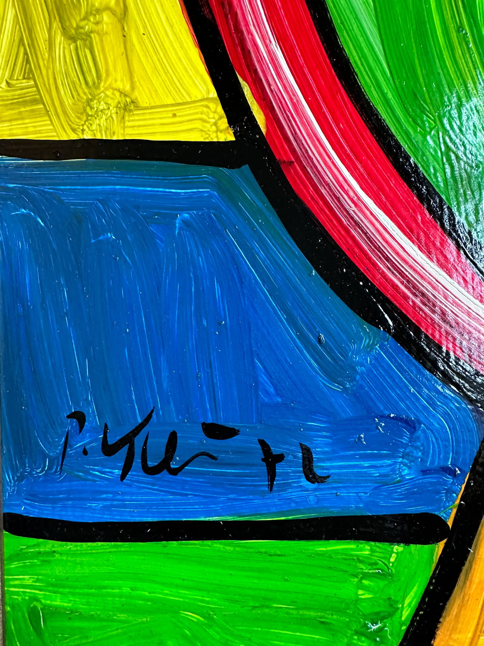 Picasso Style Painting by Peter Keil, 1972 - 3