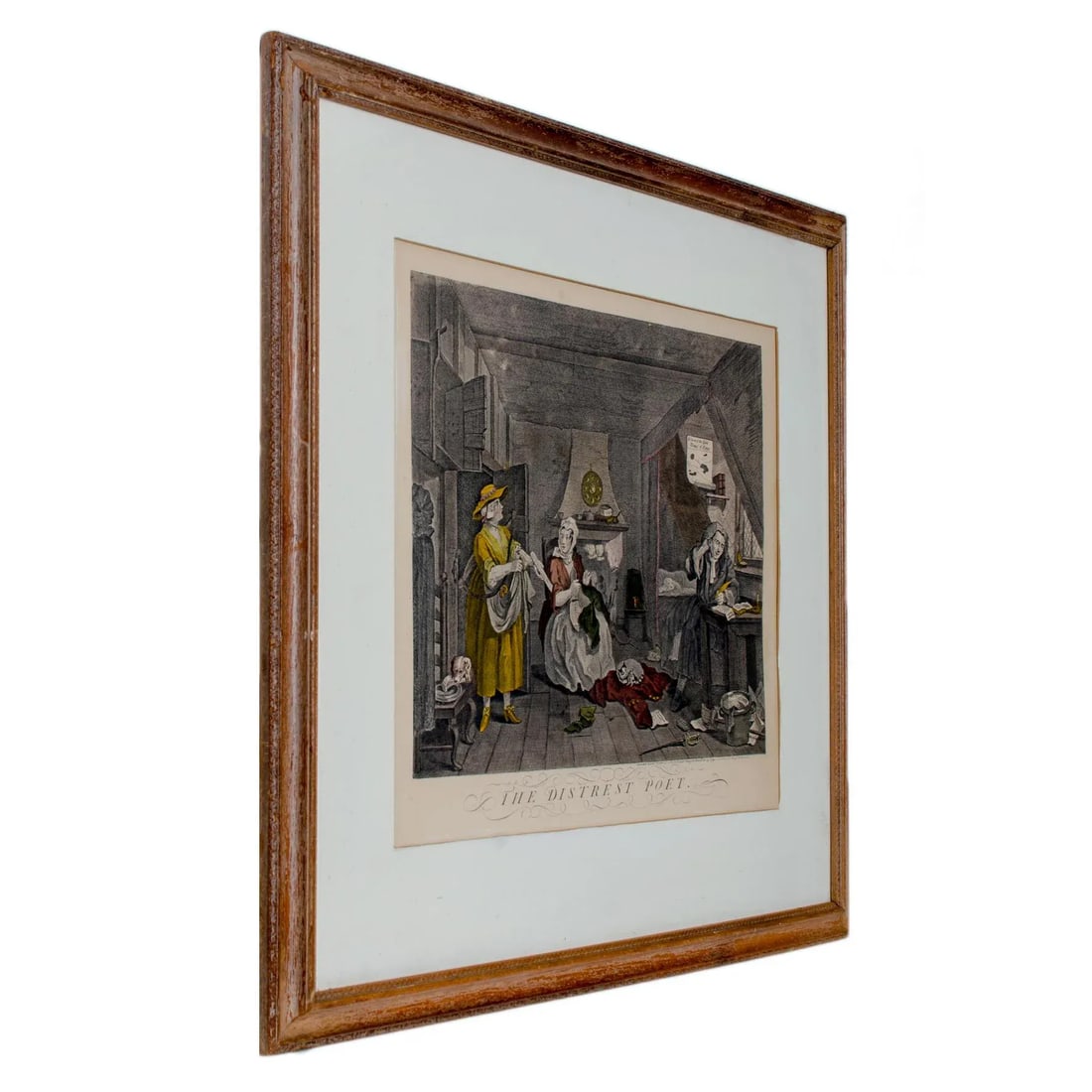 Early 19th Century William Hogarth the Distrest Poet - 3