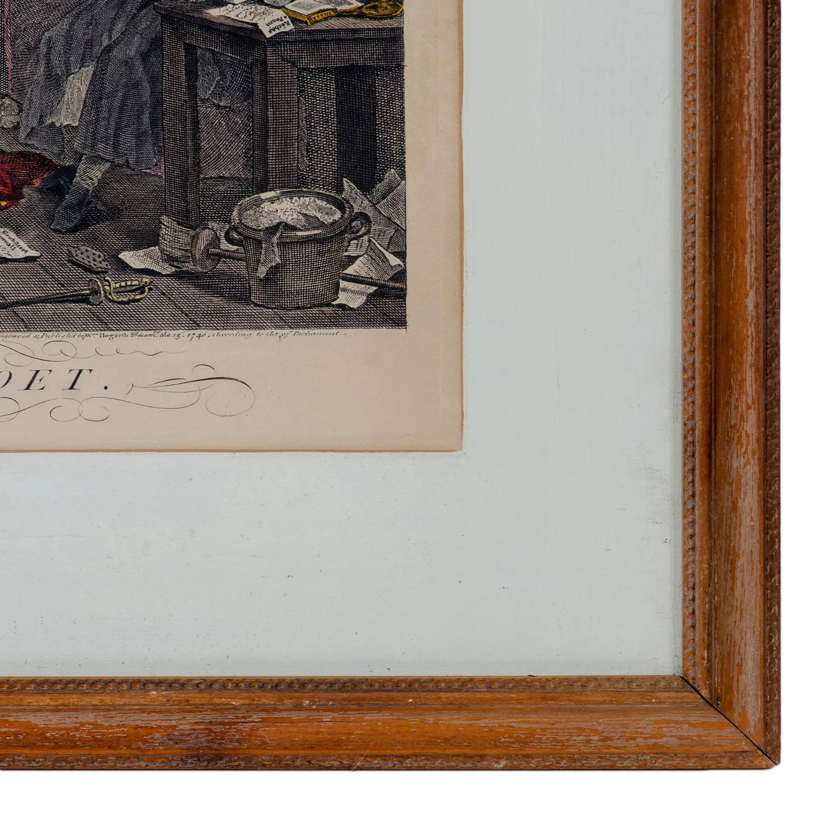 Early 19th Century William Hogarth the Distrest Poet - 4