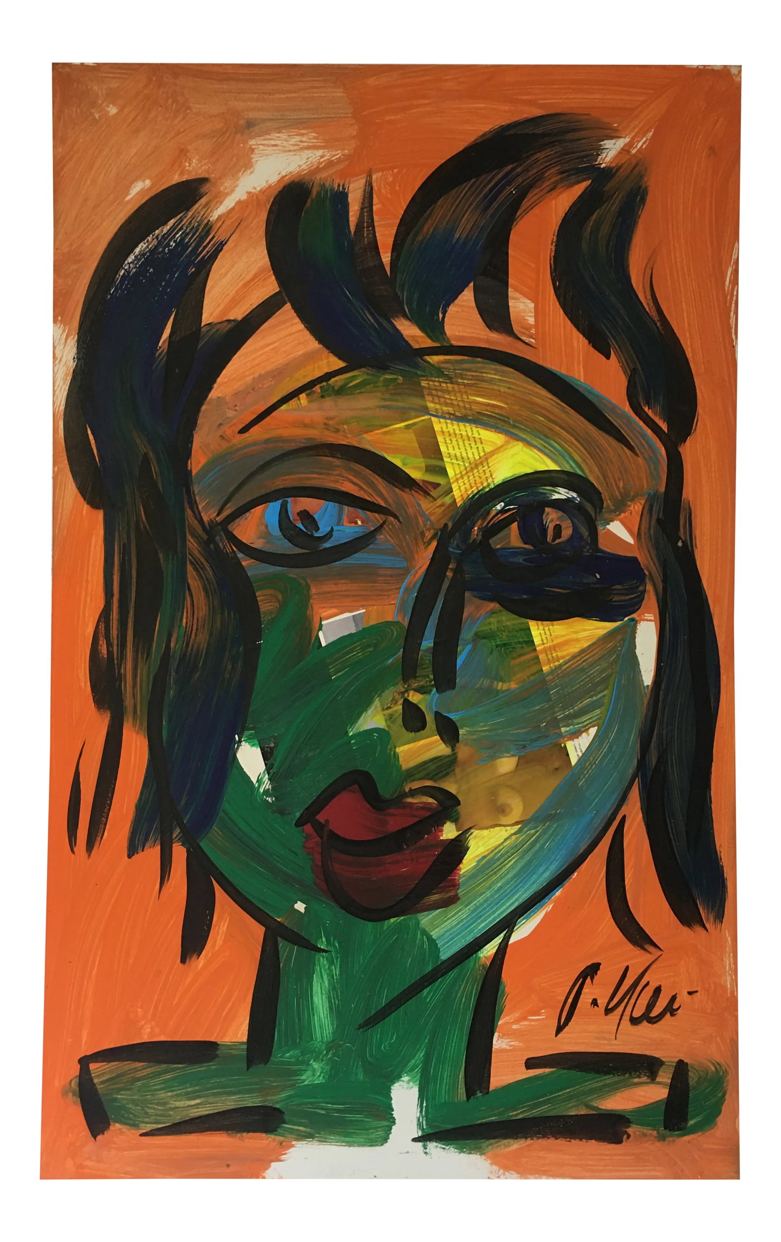 Abstract Painting by Peter Keil: Peter Keil is a German artist that focuses primarily on abstract expressionism. Keil painted with some of the greats including Joan Miro, Pablo Picasso and Andy Warhol, to name a few. This is a great 