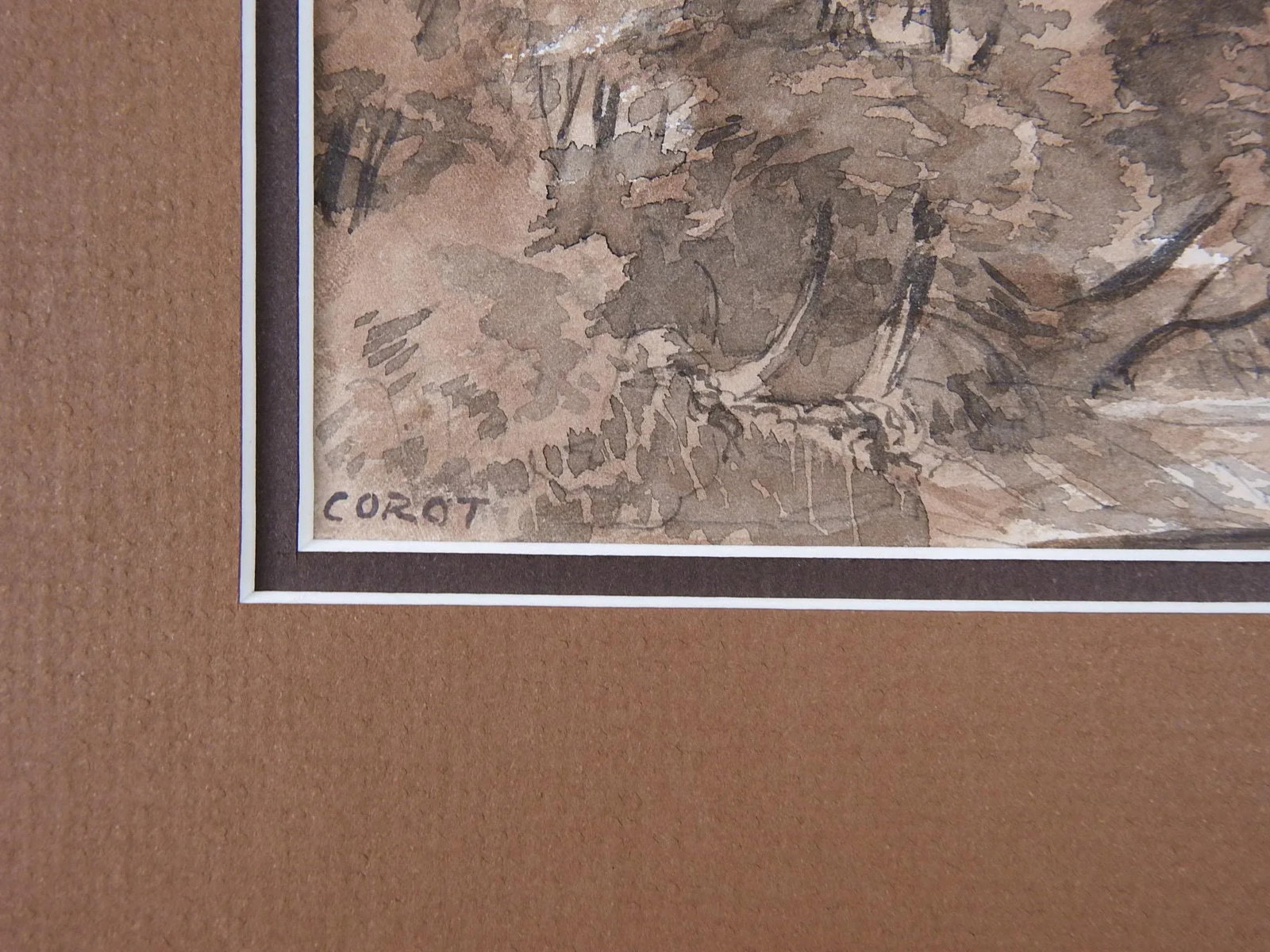 Small 1871 Bothal Castle Impressionist Watercolor Study Painting - 3