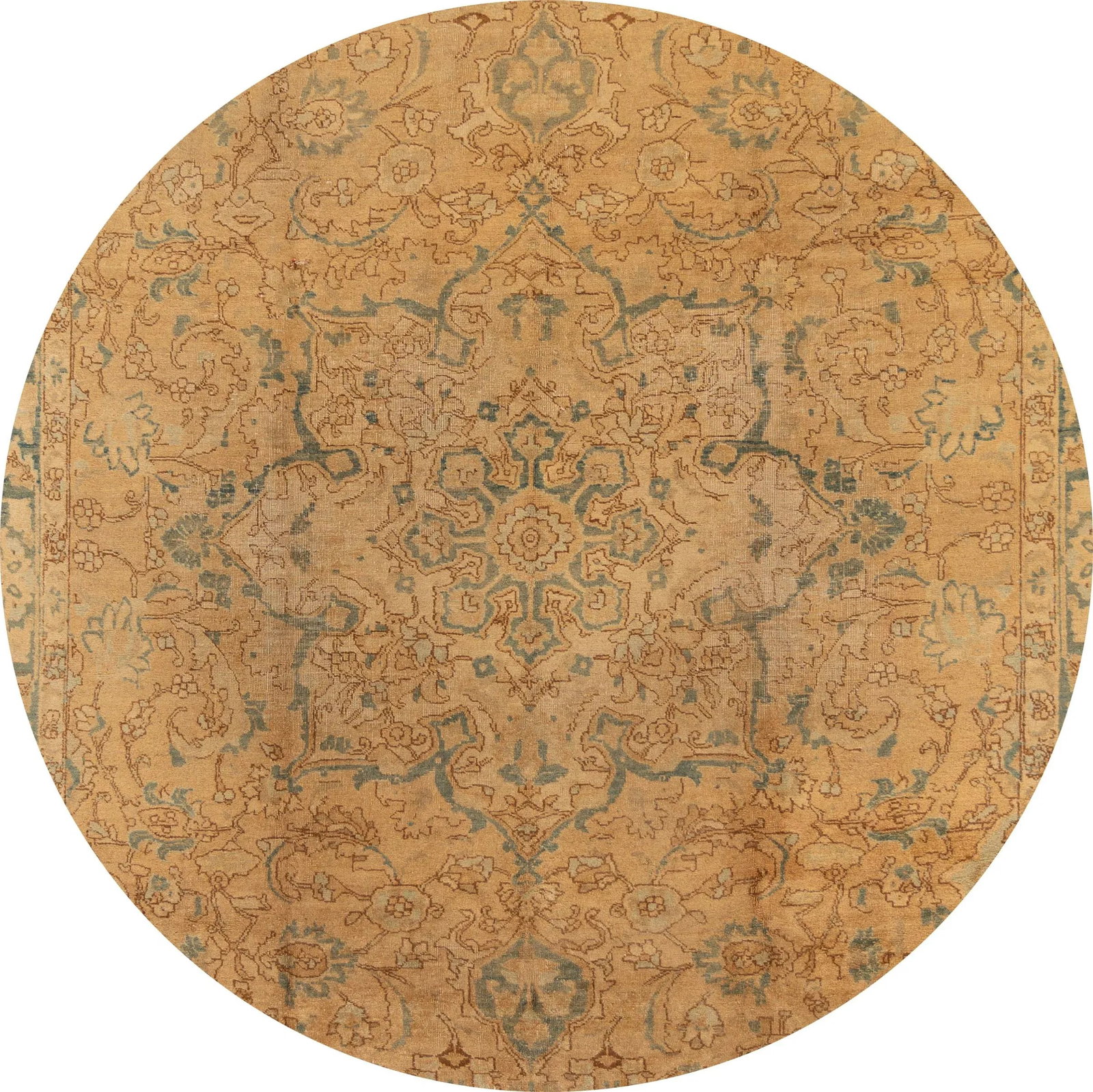 Early 20th Century Antique Tabriz Rug 9 X 12 - 2