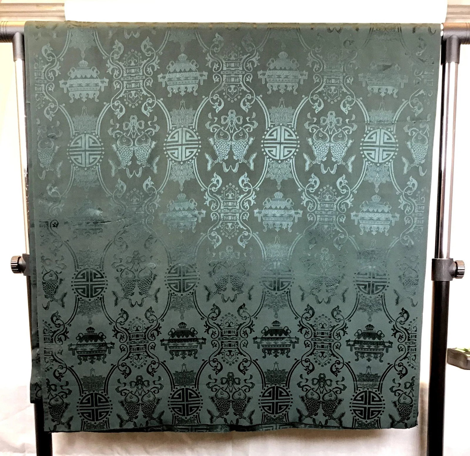 Pure Silk Chi-Noise Jacquard Fabric Textile - 2