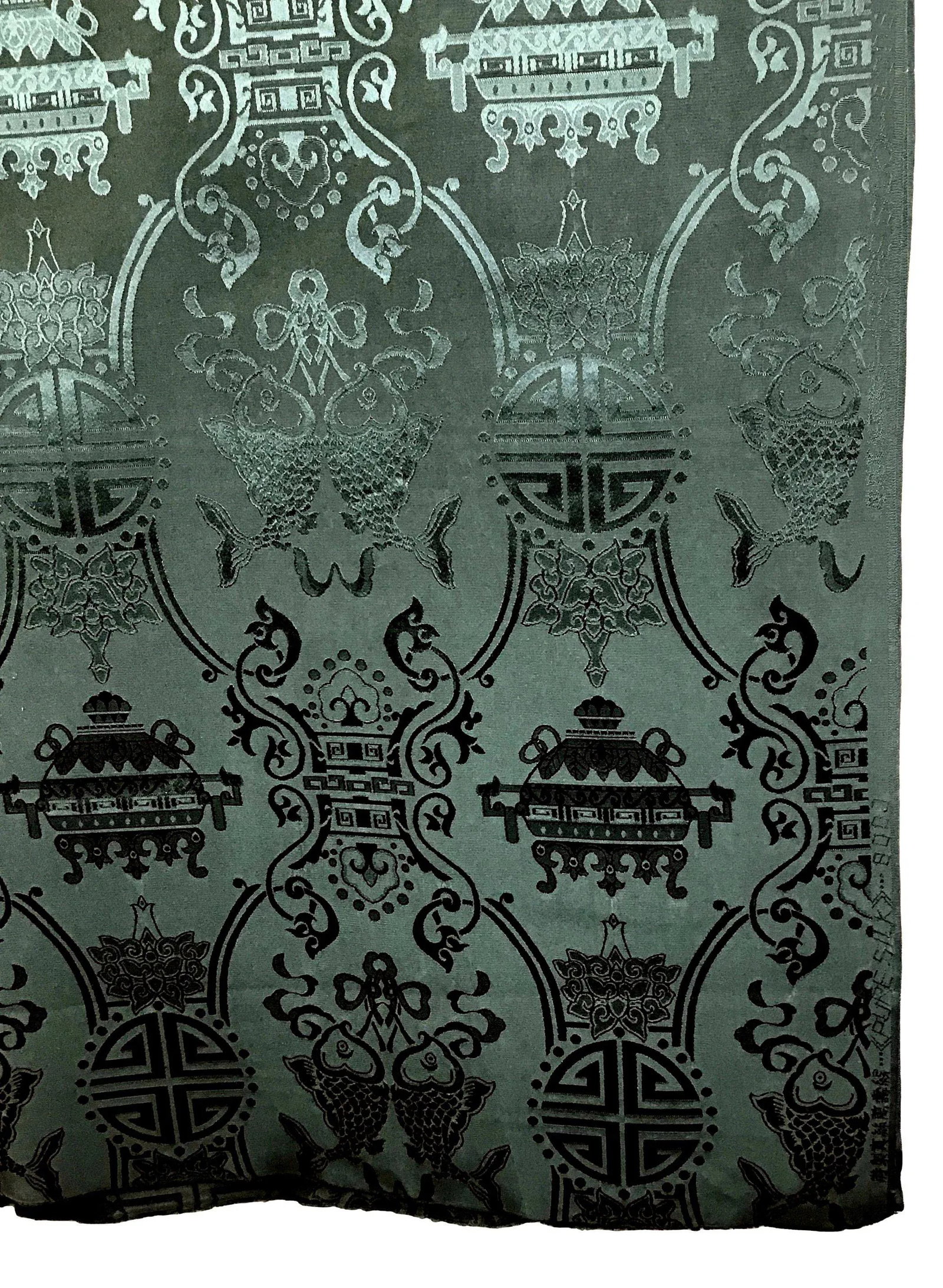 Pure Silk Chi-Noise Jacquard Fabric Textile - 3