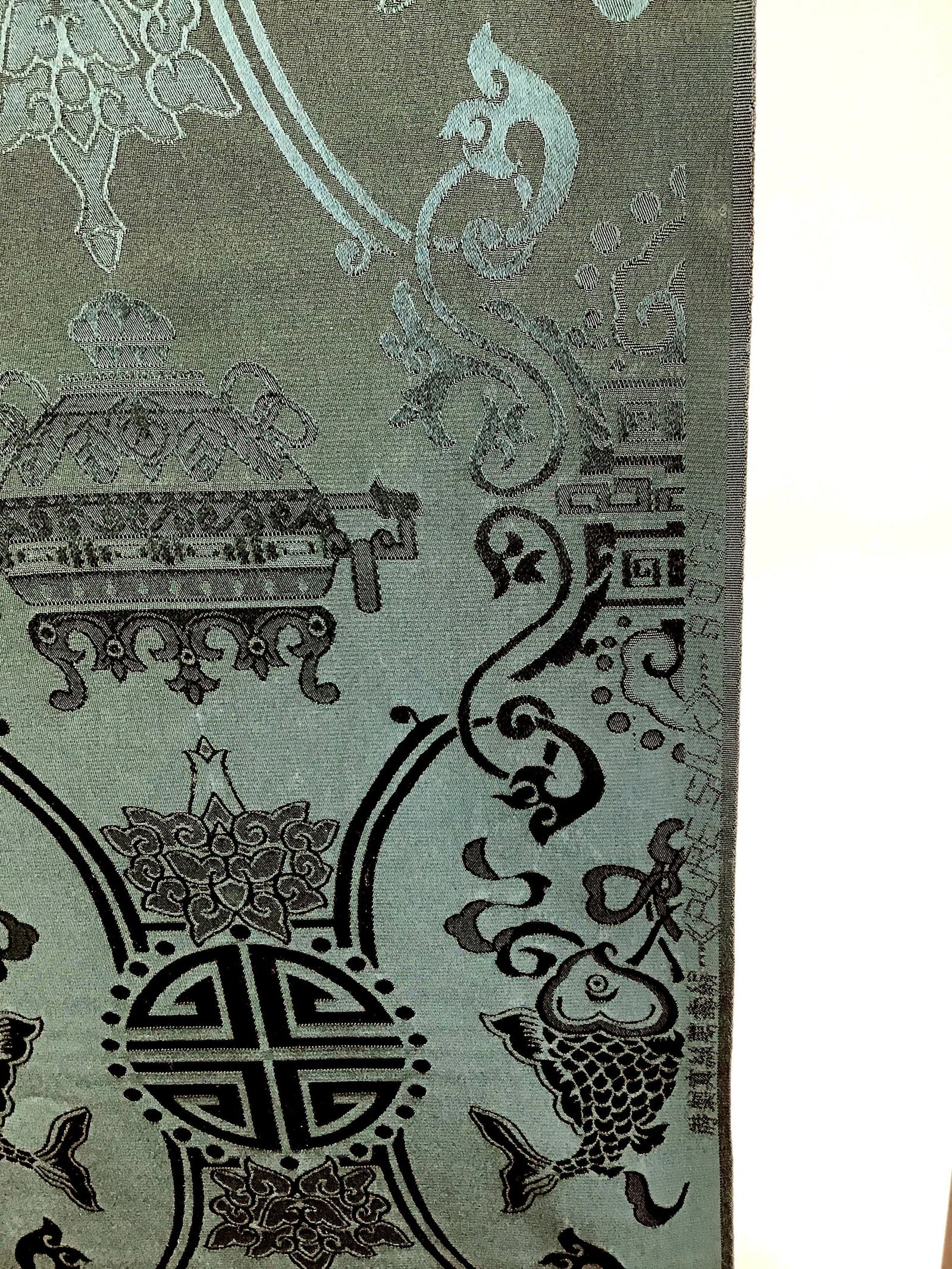 Pure Silk Chi-Noise Jacquard Fabric Textile - 6