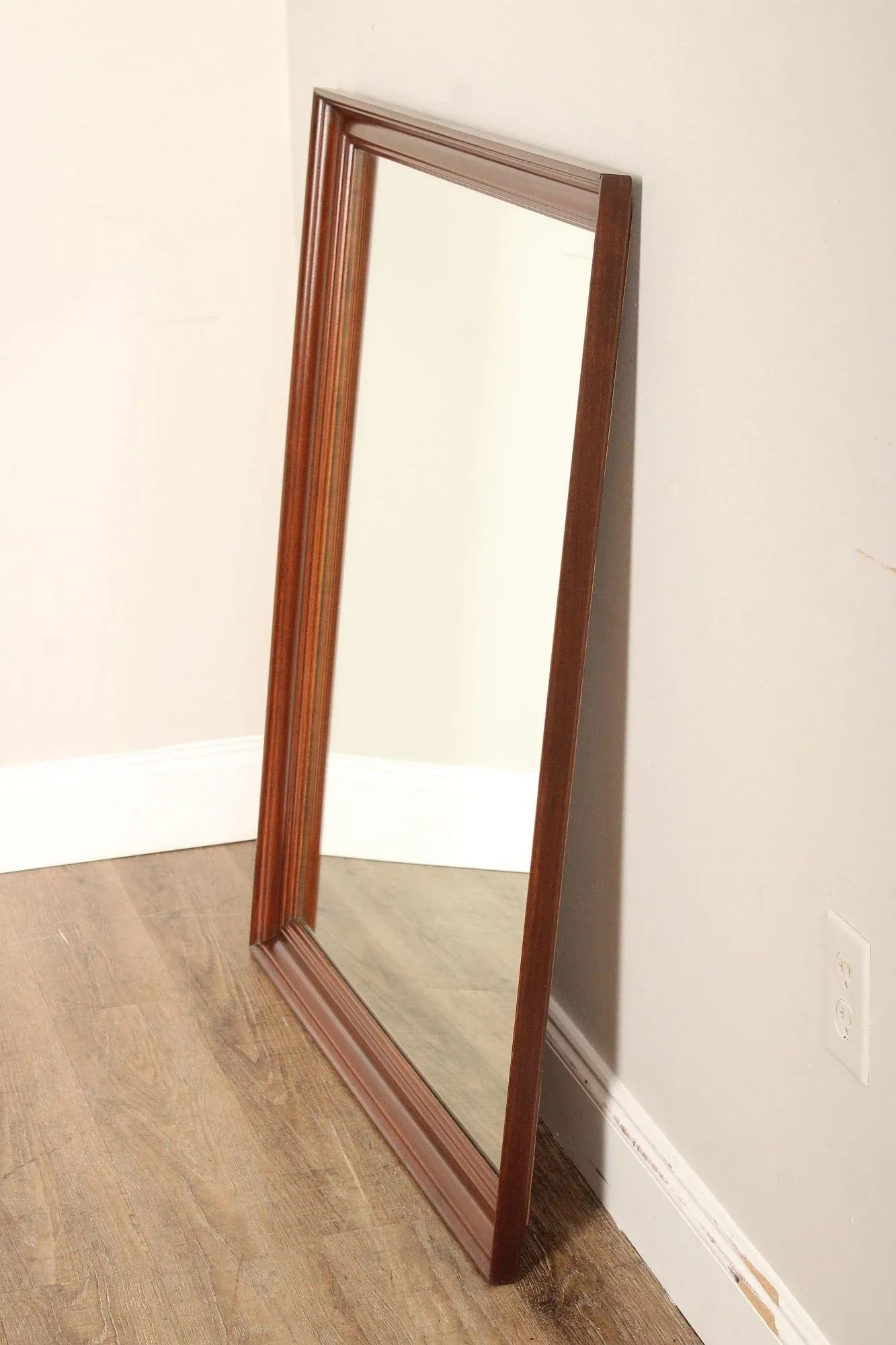 Pennsylvania House Traditional Cherry Frame Rectangular Wall Mirror - 3
