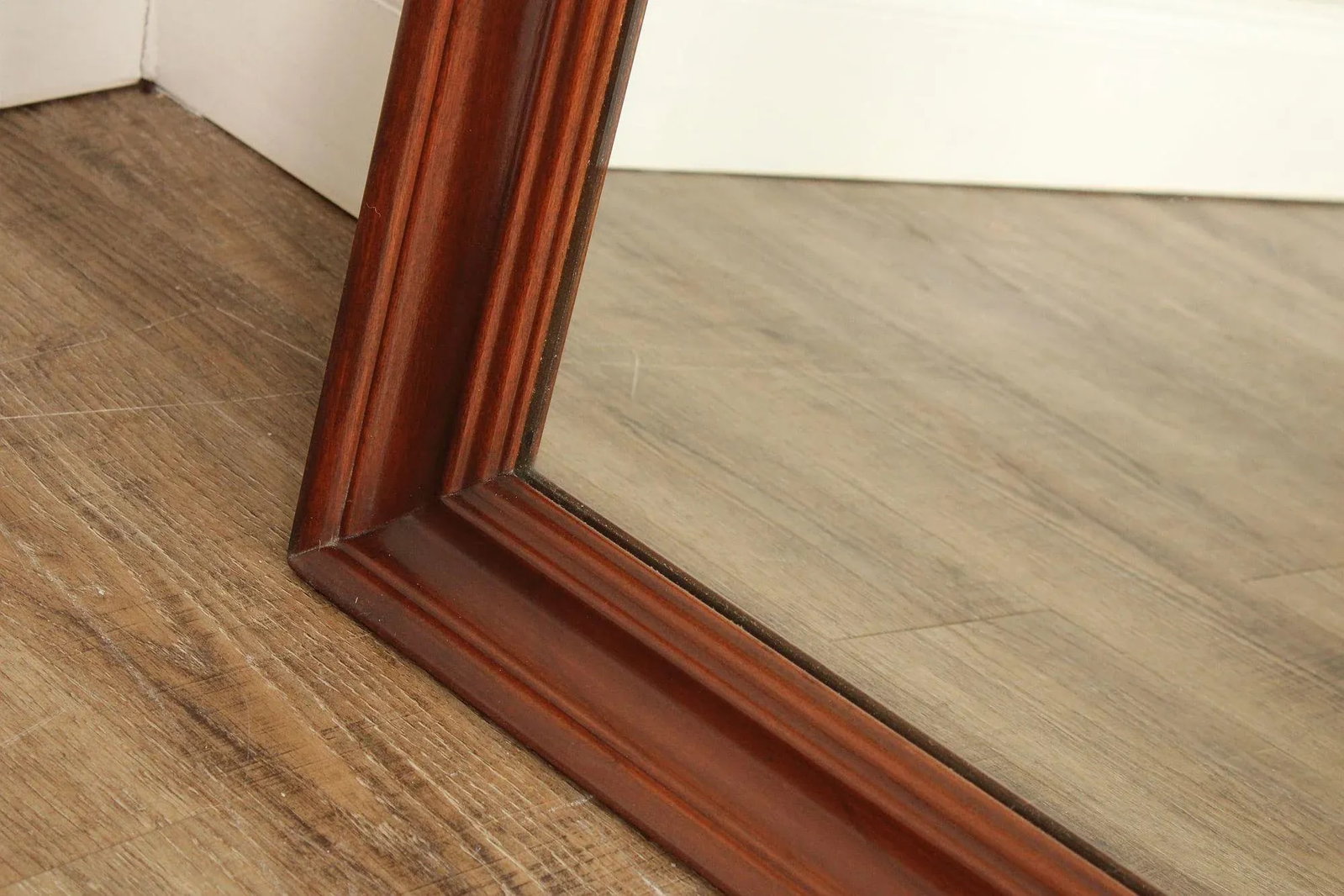 Pennsylvania House Traditional Cherry Frame Rectangular Wall Mirror - 8