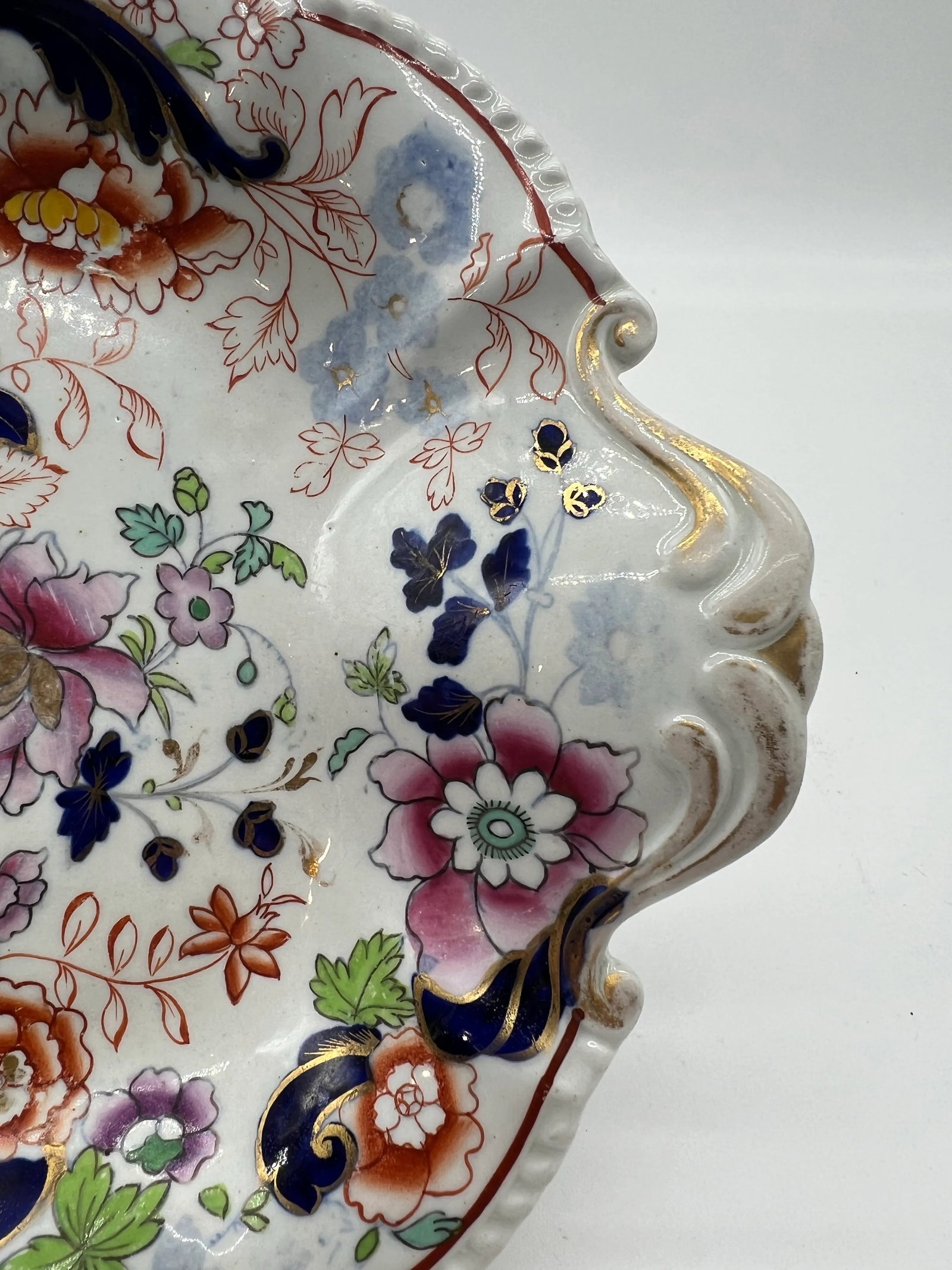 Antique Mason's Ironstone Decorated Imari Style Sweet Meat Dish, Circa 1810's - 10
