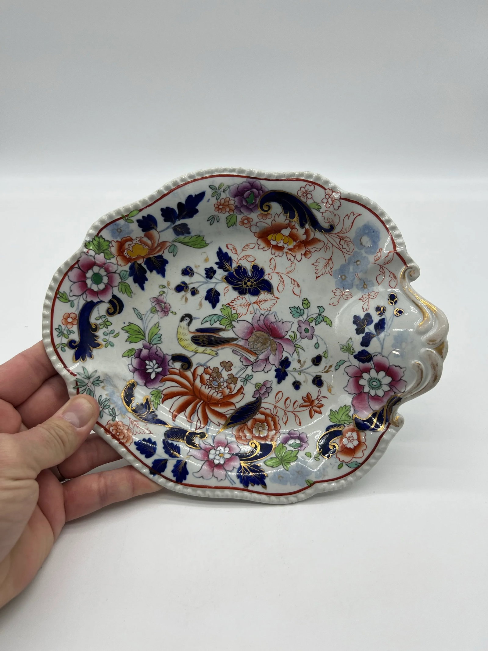 Antique Mason's Ironstone Decorated Imari Style Sweet Meat Dish, Circa 1810's - 3