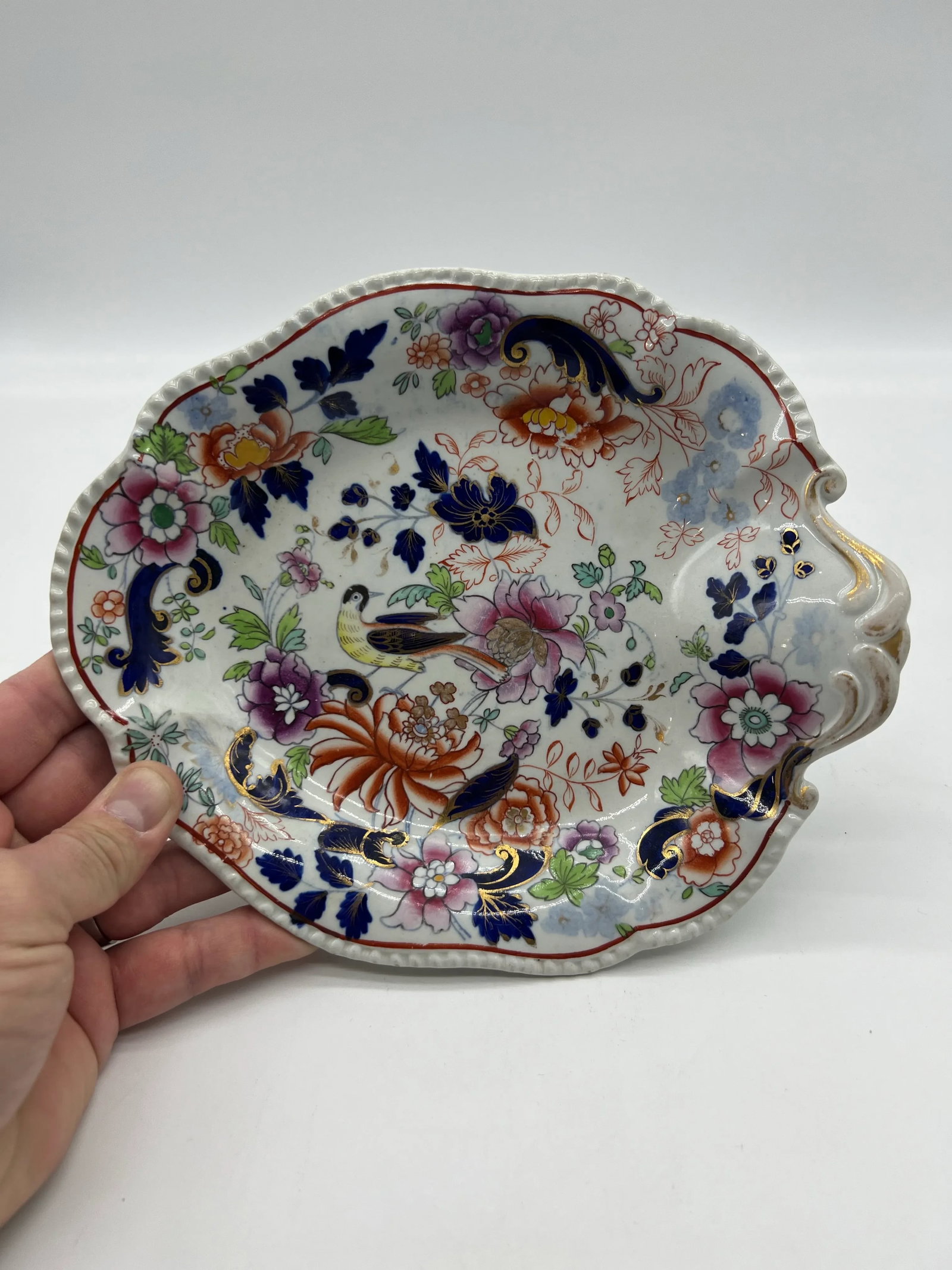 Antique Mason's Ironstone Decorated Imari Style Sweet Meat Dish, Circa 1810's - 4