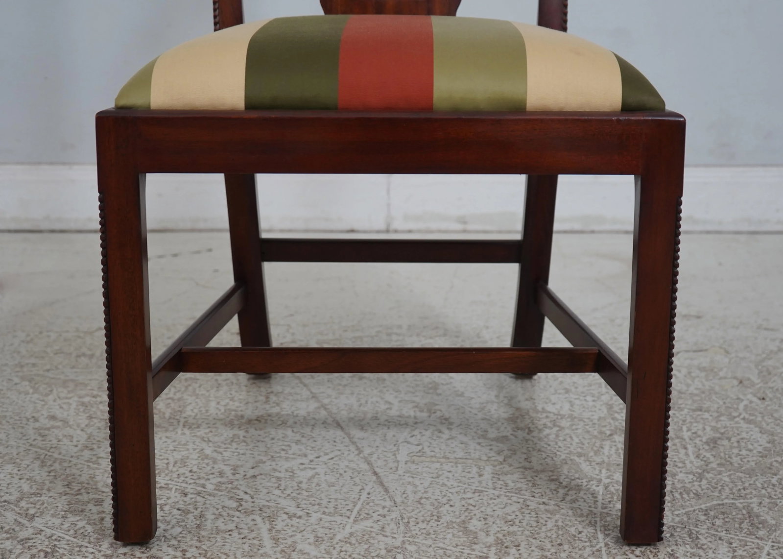 Pair Maitland Smith Chippendale Mahogany Side Chairs - 6