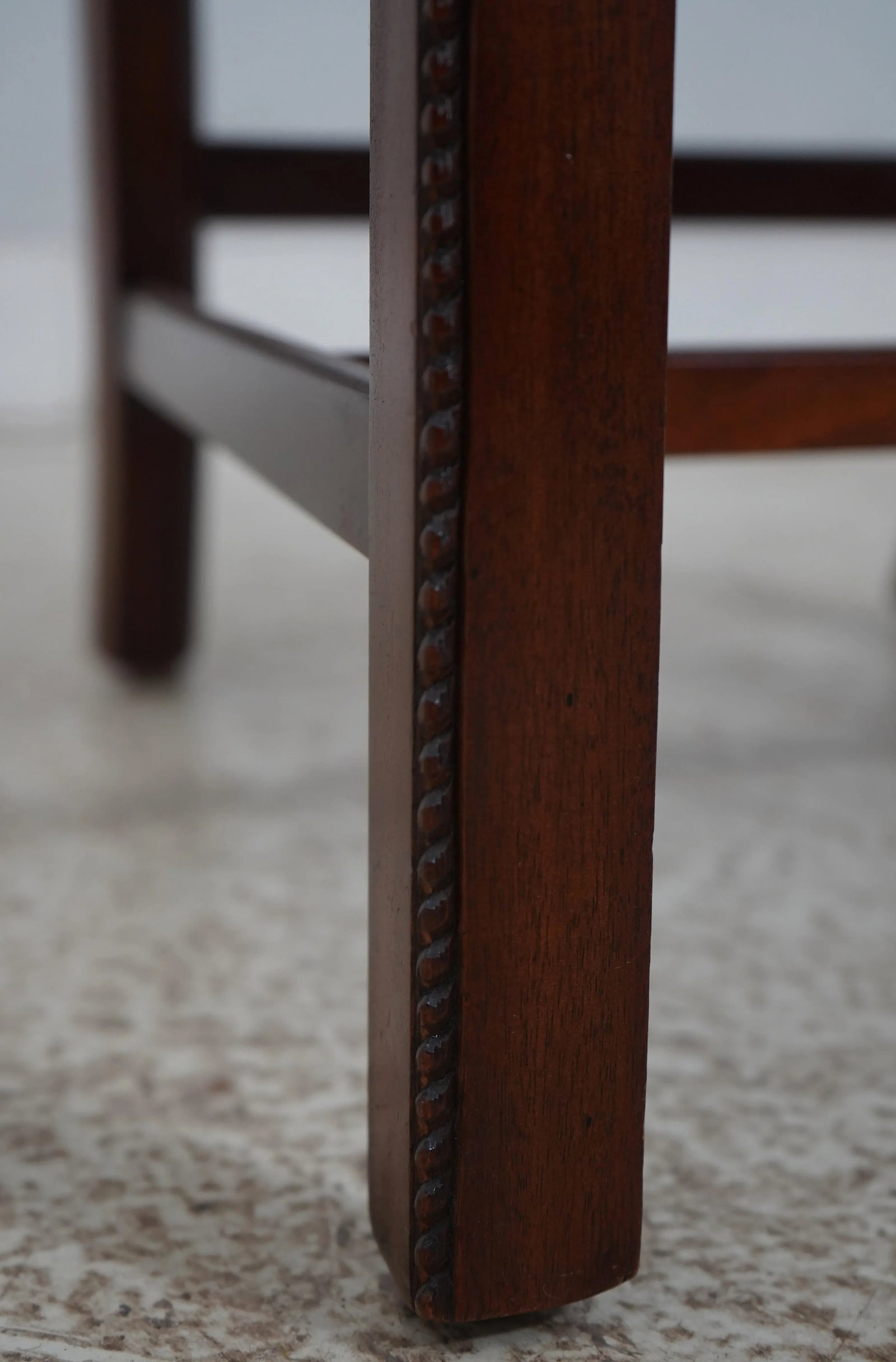 Pair Maitland Smith Chippendale Mahogany Side Chairs - 7