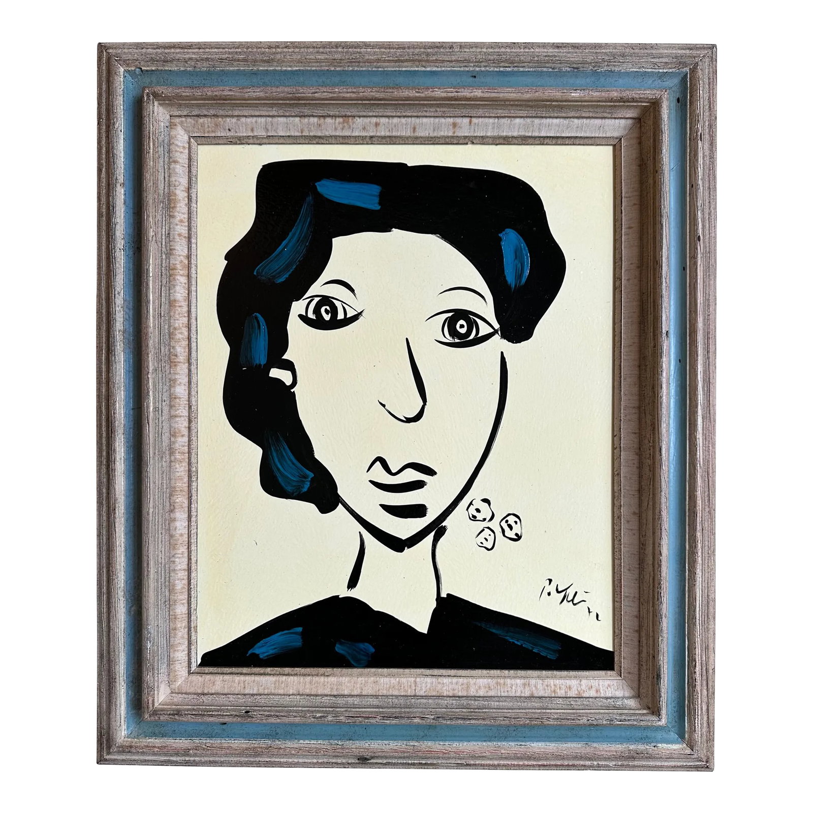 Peter Keil, 1972: Peter Keil is a German artist who focuses primarily on abstract expressionism. Keil painted with some of the greats, including Joan Miro, Pablo Picasso, and Andy Warhol, to name a few. This is a beaut