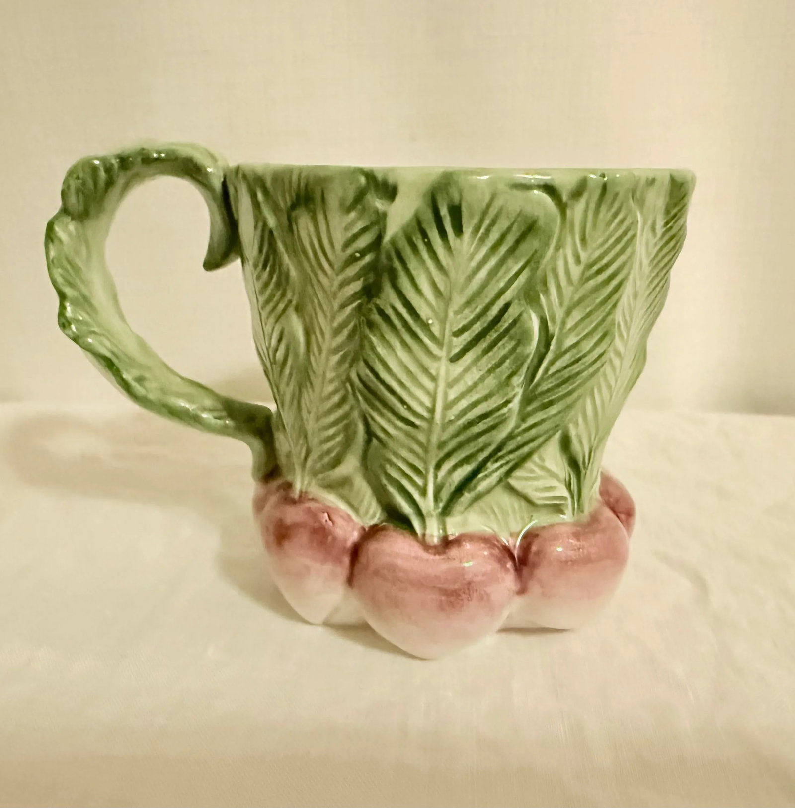 Vintage 1988 Fitz and Floyd Harvest Vegetable Mugs - Set of 4 - 2