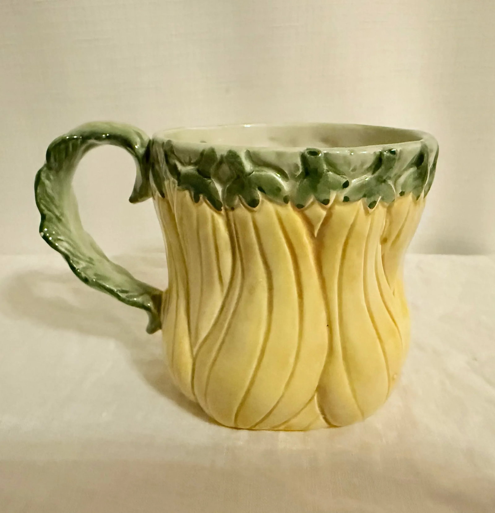 Vintage 1988 Fitz and Floyd Harvest Vegetable Mugs - Set of 4 - 4