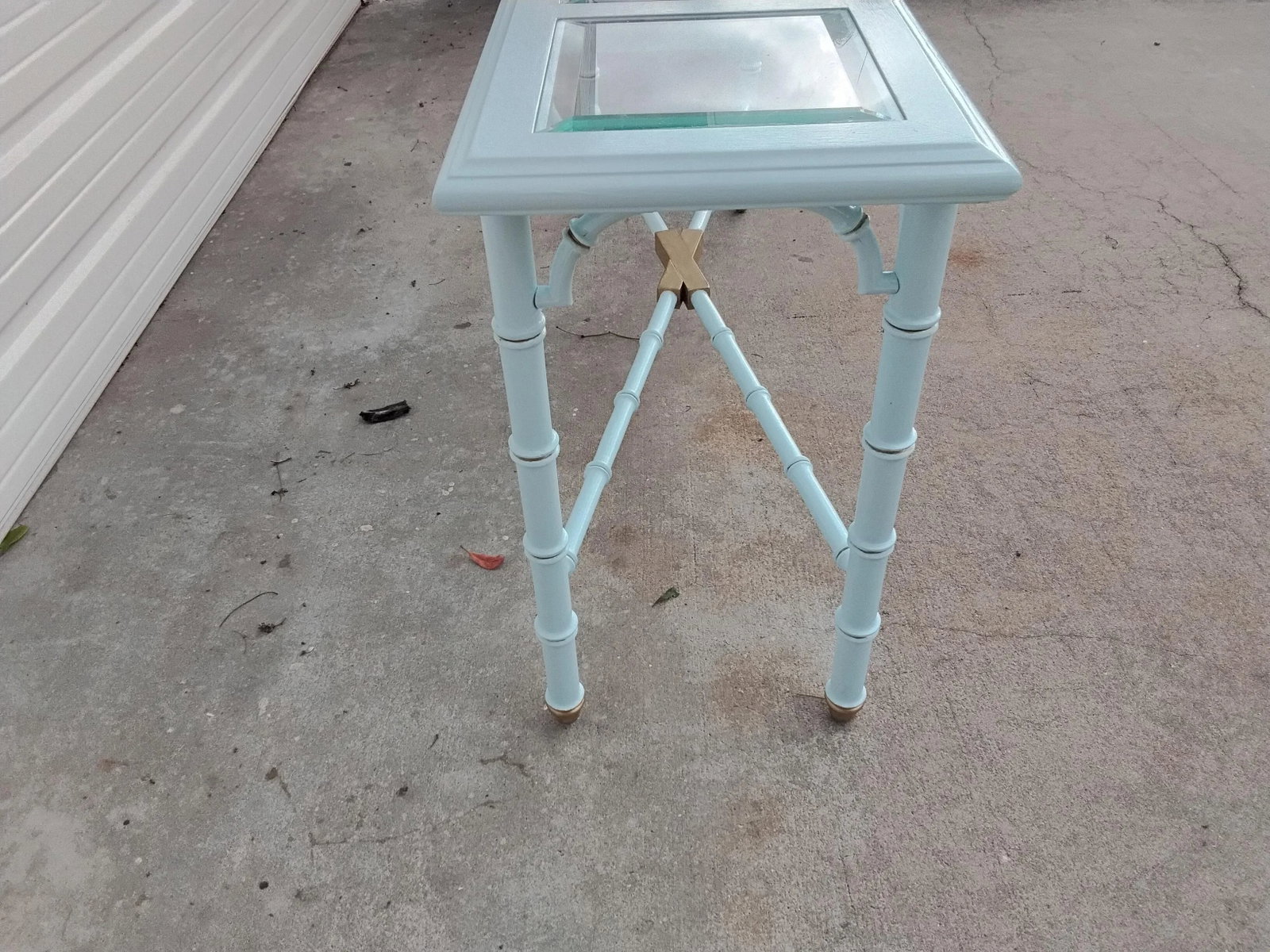 1960s Mid-Century Palm Beach Sofa Table - 3