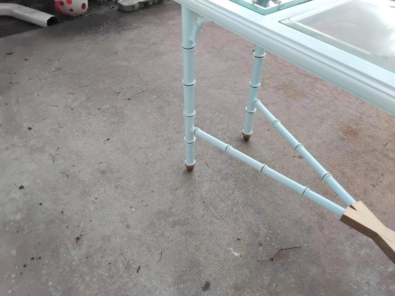 1960s Mid-Century Palm Beach Sofa Table - 9