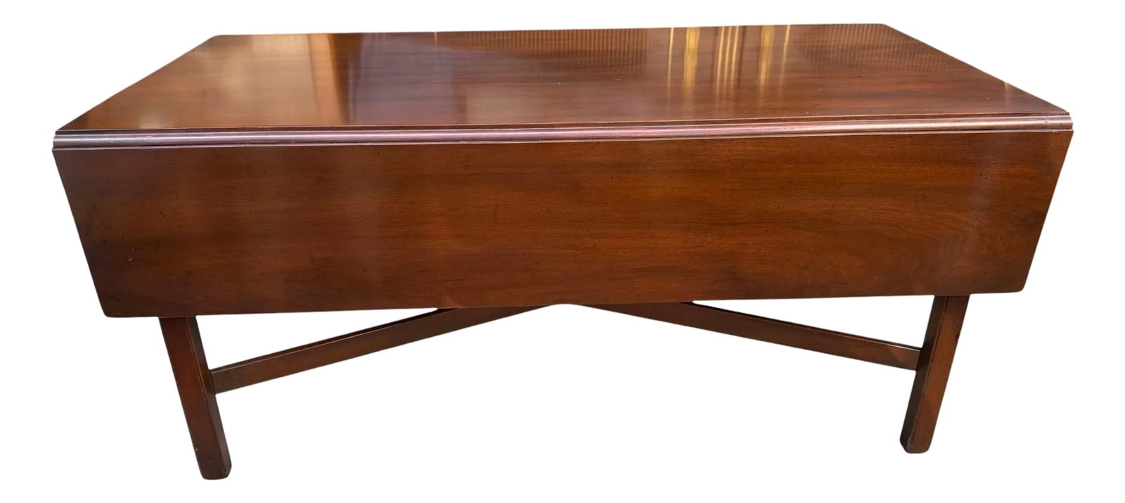 Kittinger Williamsburg Adaptation Mahogany Dropleaf Coffee Cocktail Table (1 of 12)