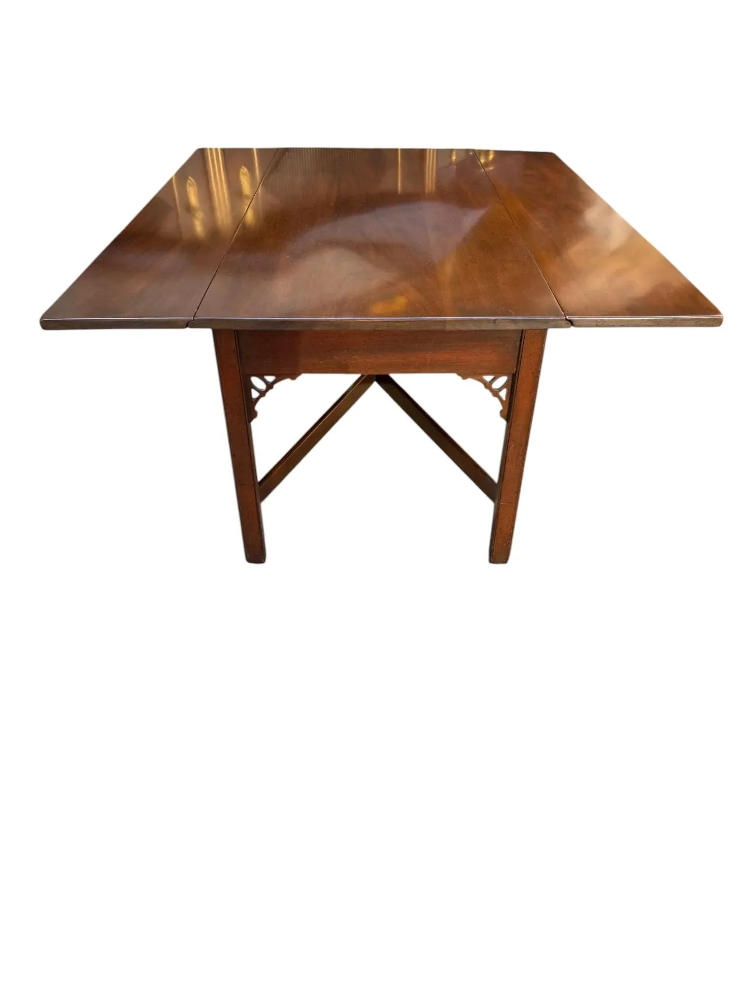 Kittinger Williamsburg Adaptation Mahogany Dropleaf Coffee Cocktail Table - 3