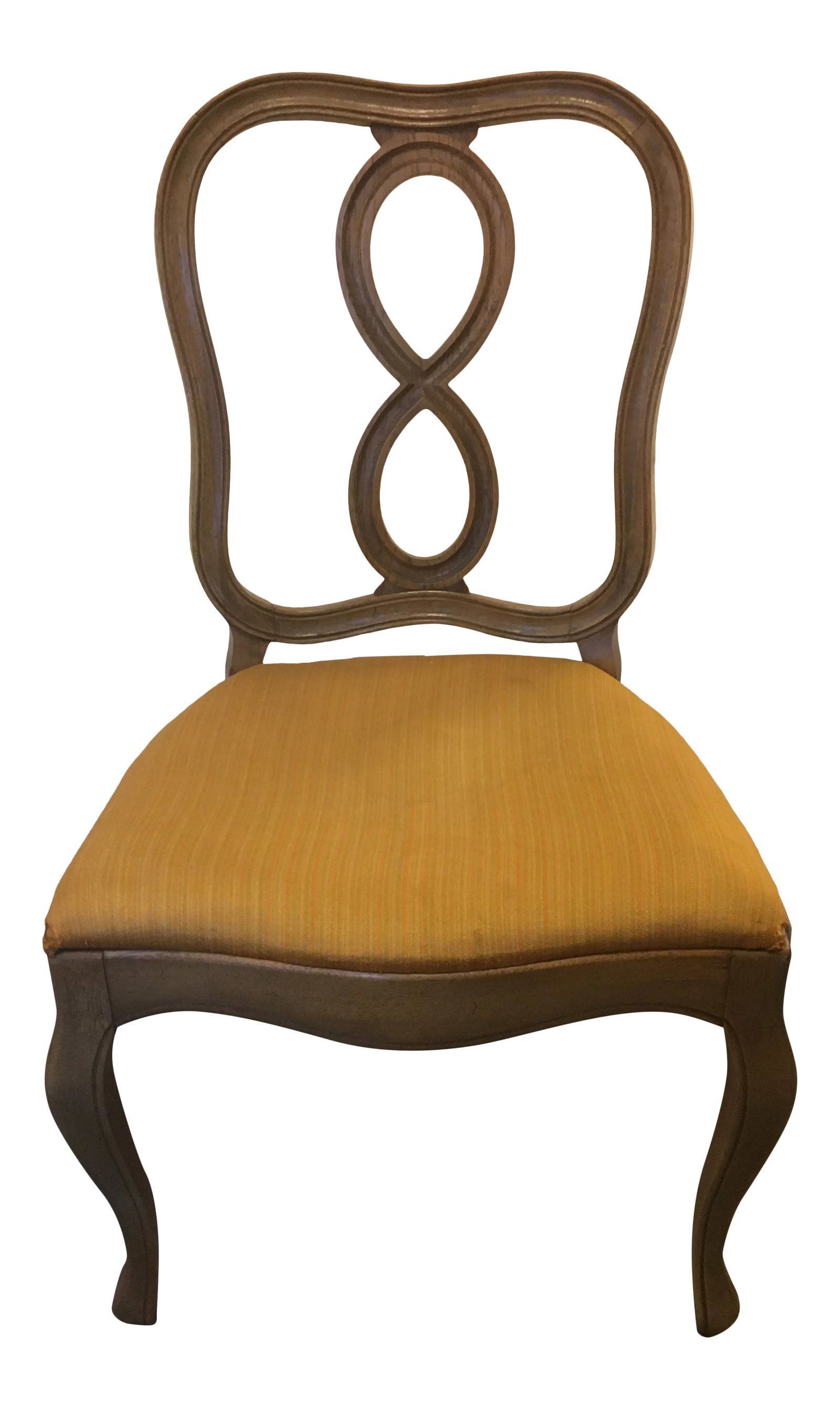 Mid 20th Century Lenoir House for Broyhill Furniture "Figure 8" Chair: Vintage Broyhill chair with original seat cover could be redone other than that chair is in very nice condition Condition: Alterations: Original Condition Unaltered Imperfections: Some Imperfections