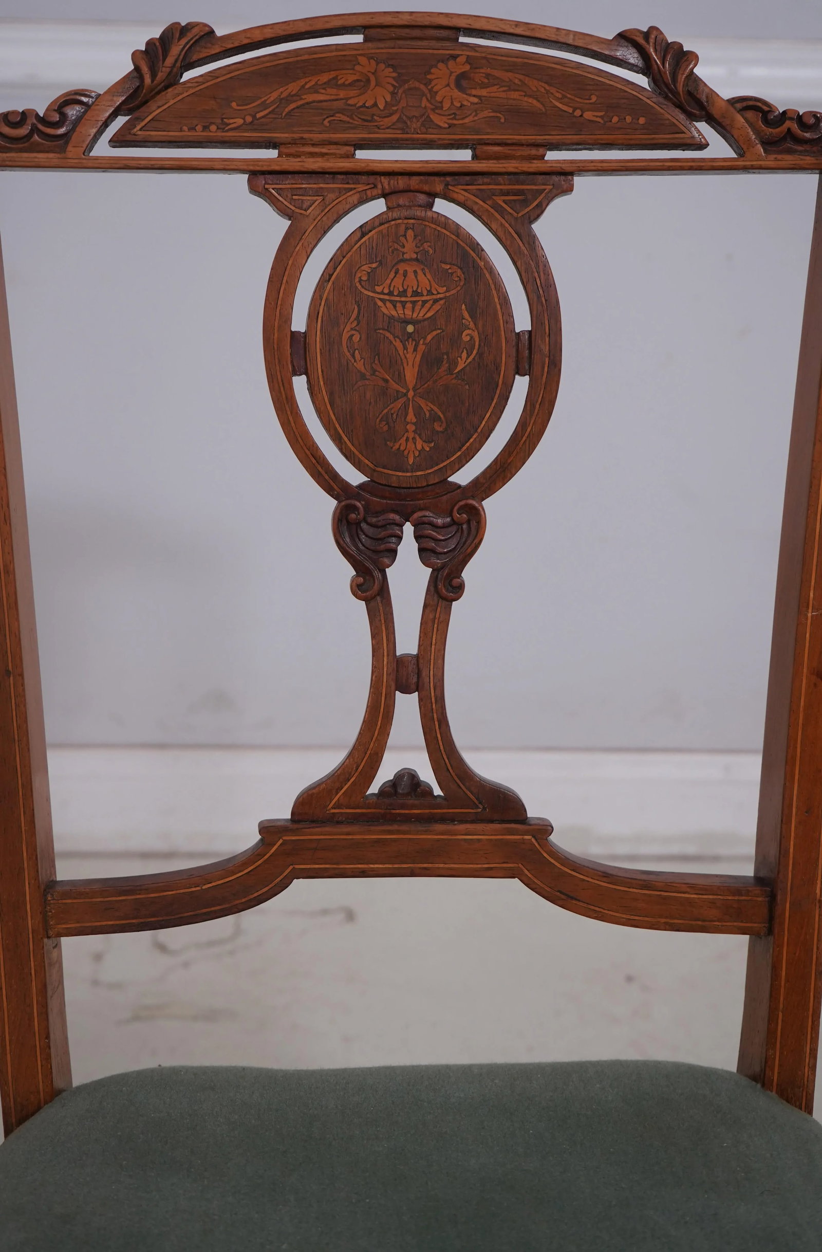 Pair of Antique James Schoolbred Edwardian Rosewood Chairs - 13