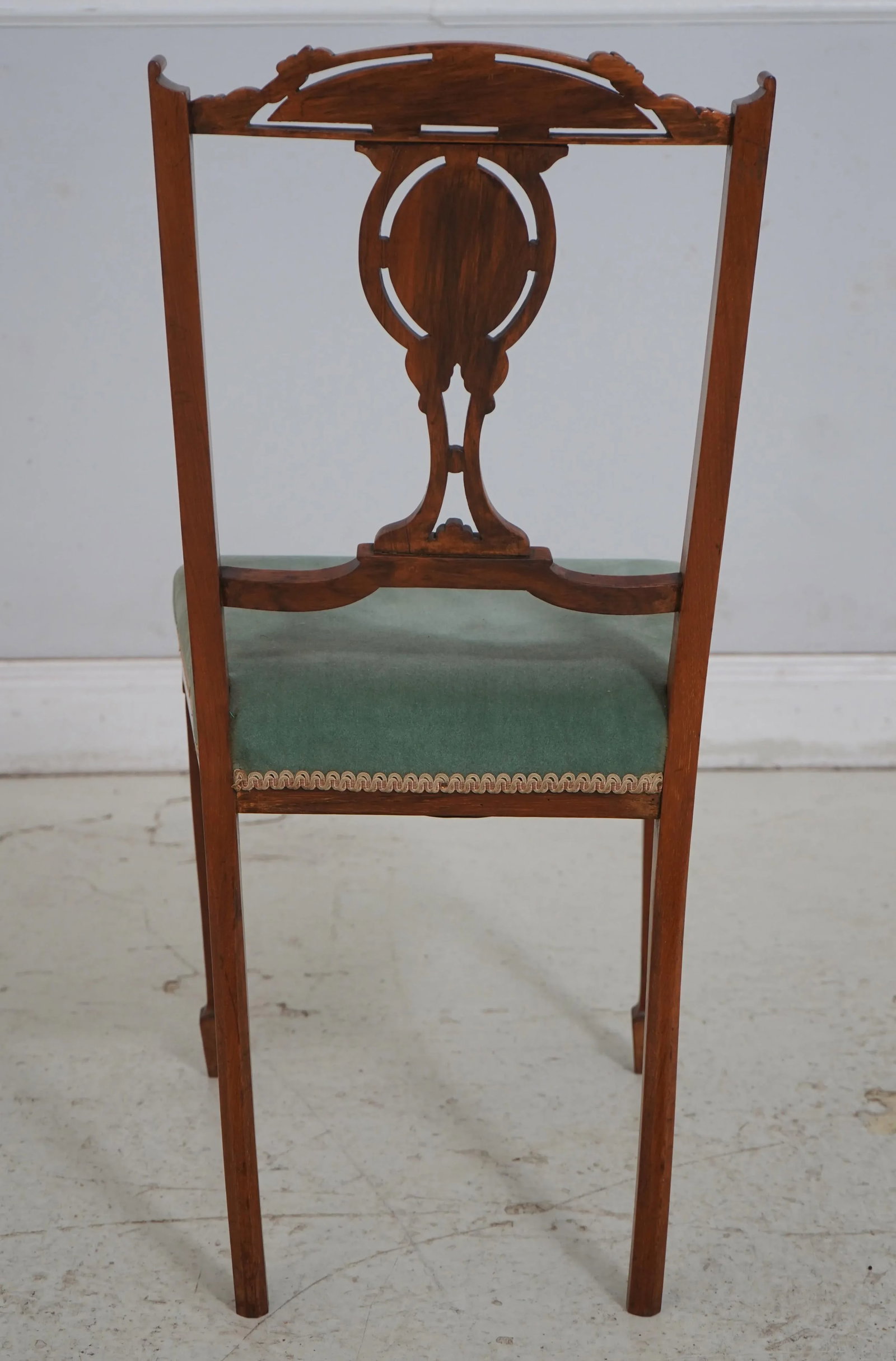Pair of Antique James Schoolbred Edwardian Rosewood Chairs - 4