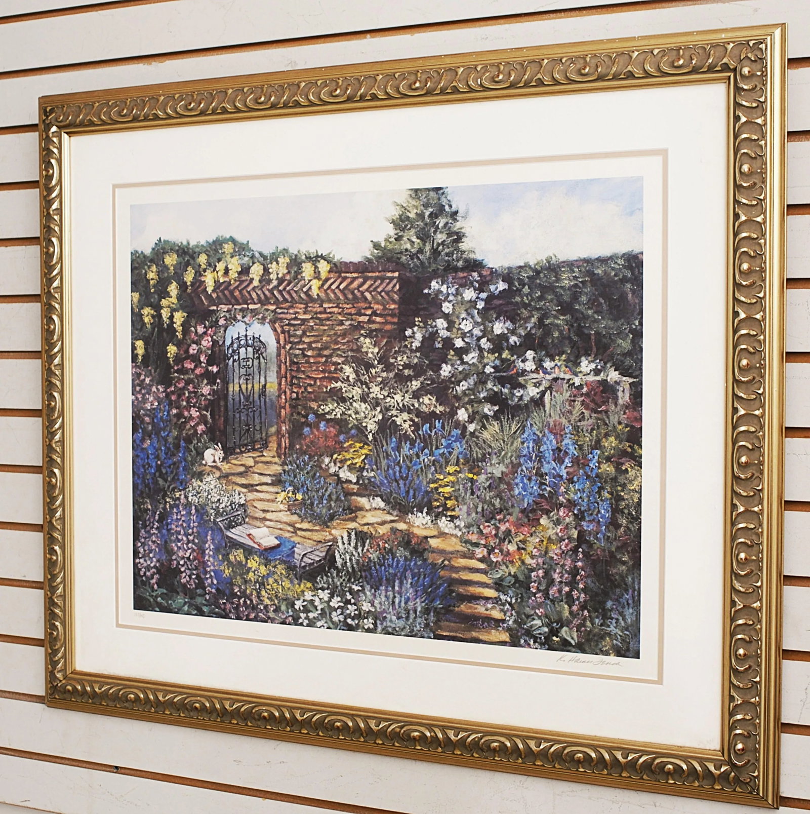 Artist Signed and Framed Decorative Print - 2