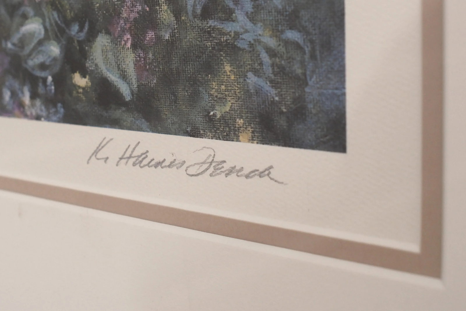 Artist Signed and Framed Decorative Print - 4