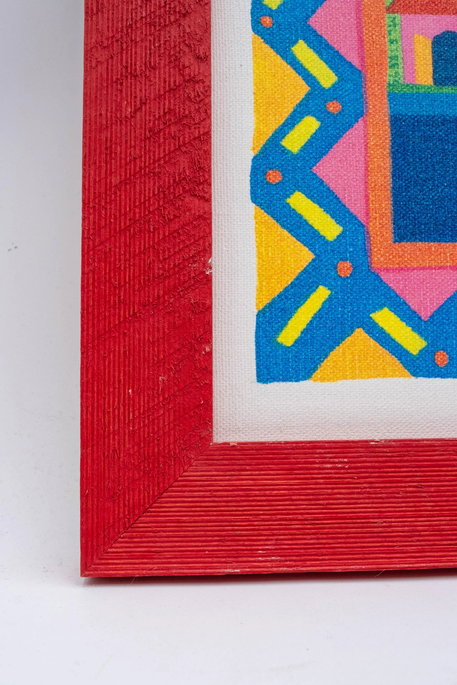 Pair of Tropical Caribbean Paintings "Red House & Bananas" and a Village (Untitled) Signed - 15
