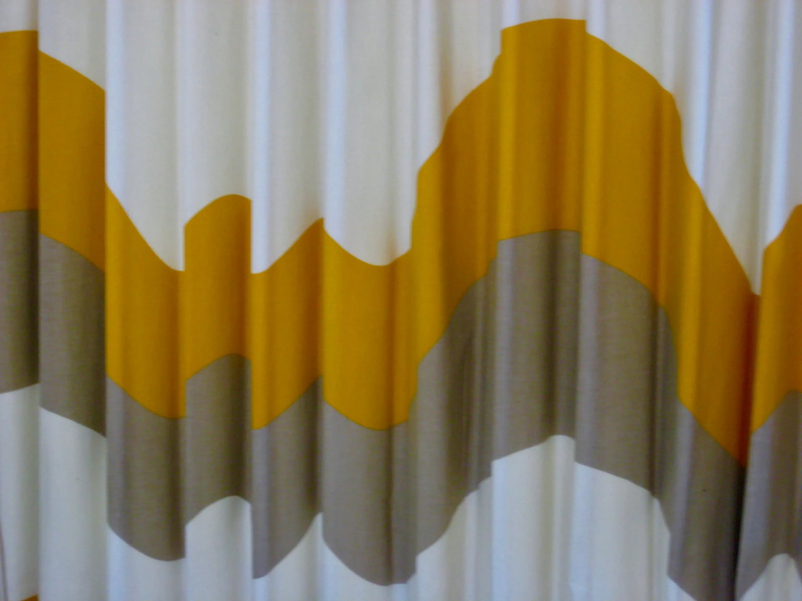 1967 Mid-Century Modern Curtains Drapes - a Pair - 10