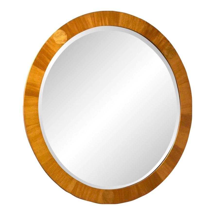 1980s Baker Furniture Round Mirror (1 of 6)