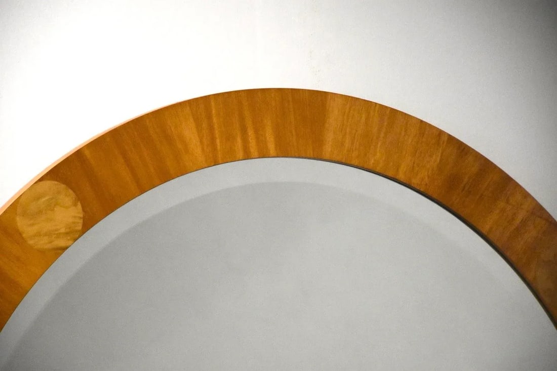 1980s Baker Furniture Round Mirror - 2