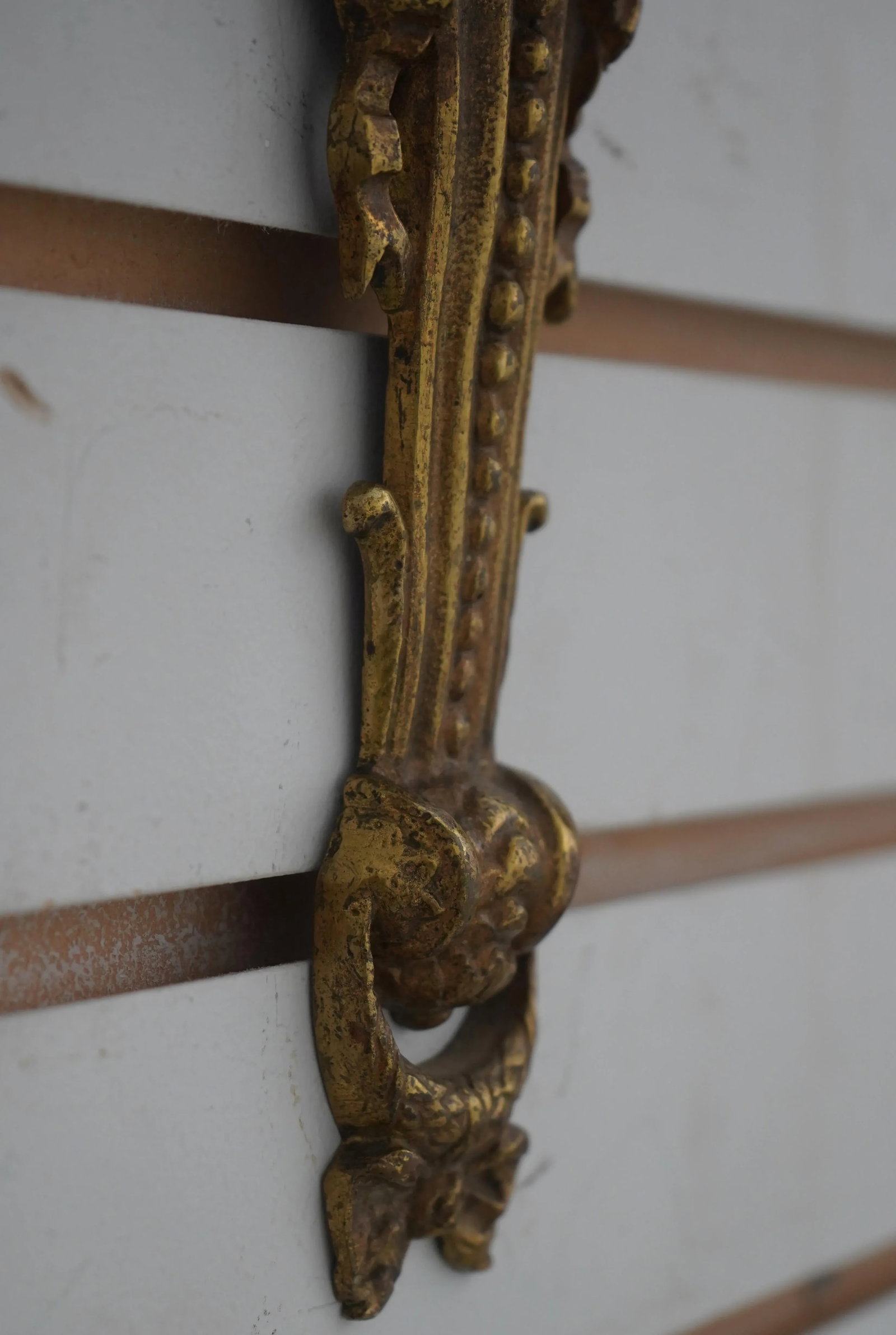 Pair of Bronze 3 Candle Wall Sconces Louis XV Style - 5