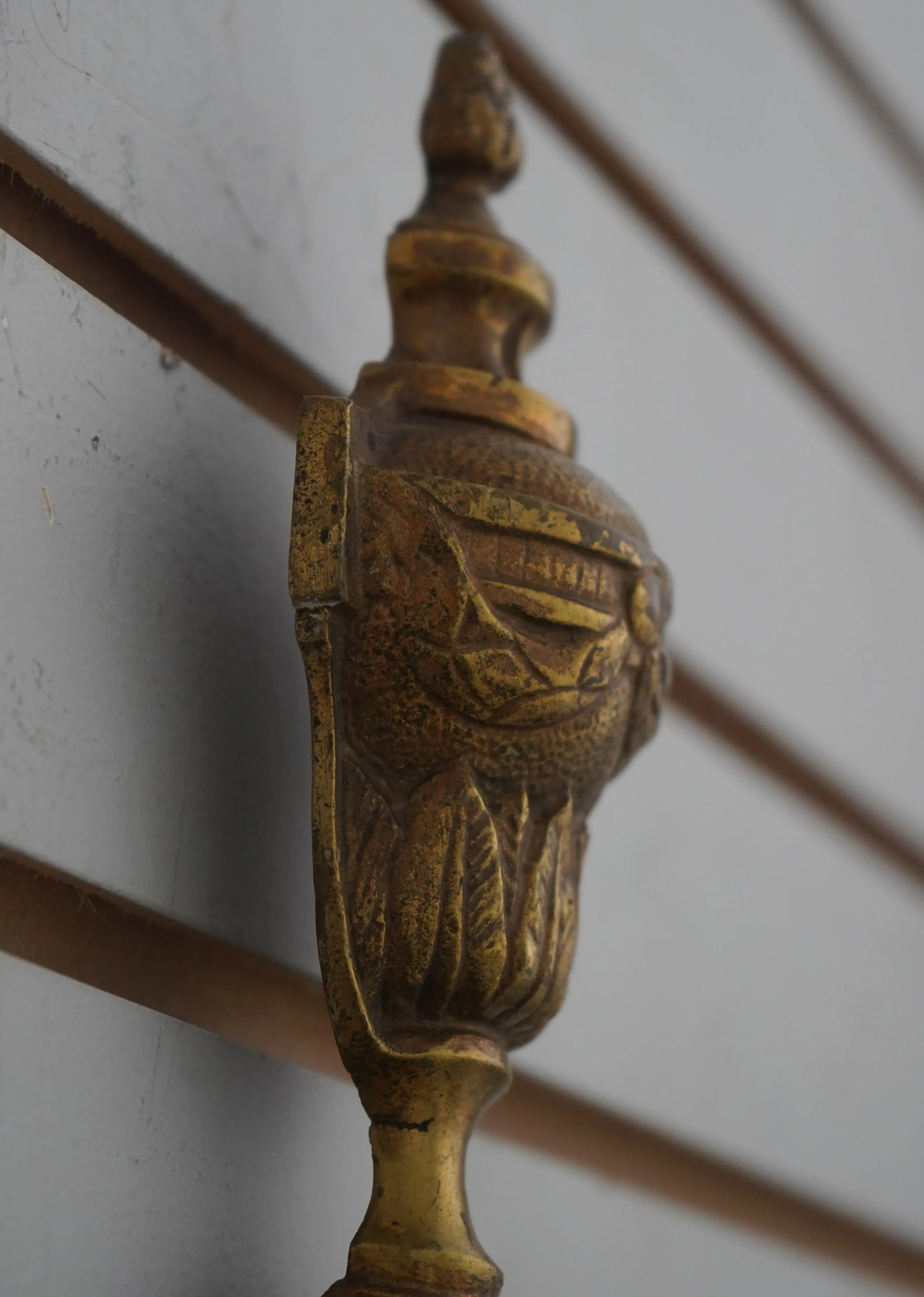 Pair of Bronze 3 Candle Wall Sconces Louis XV Style - 8