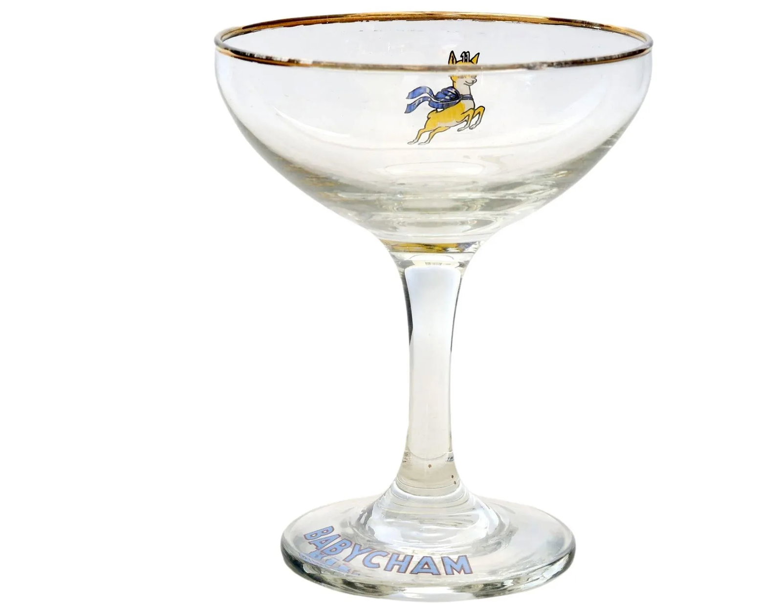 Midcentury Babycham Sparkling Wine/Champagne Stems - 2