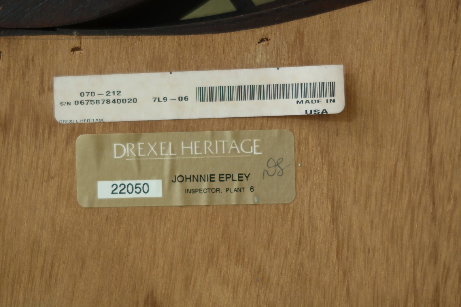 Drexel Heritage Chippendale Mahogany Beveled Glass Mirror - 6