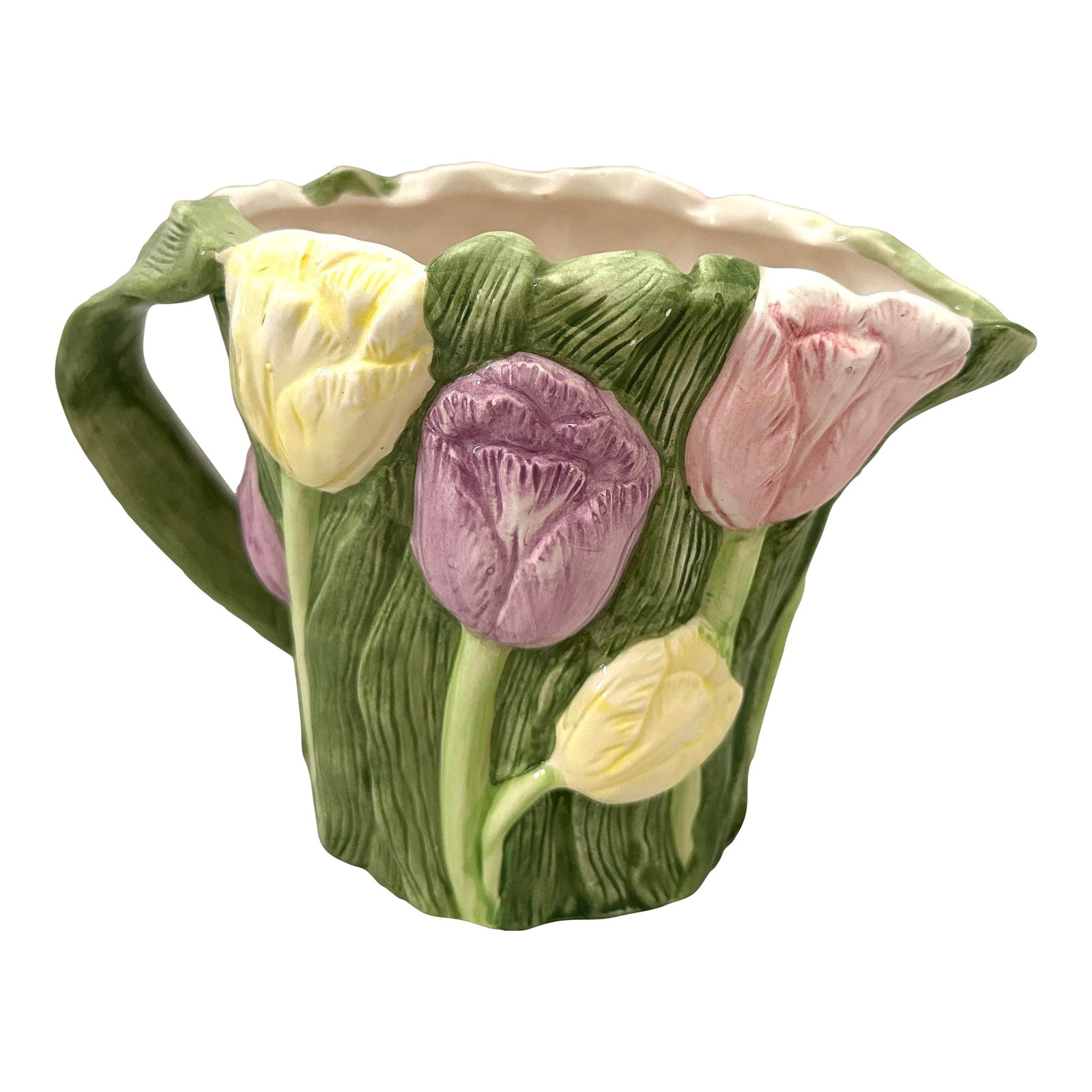Fitz & Floyd "Spring Parade" Tulip Pitcher (1 of 6)