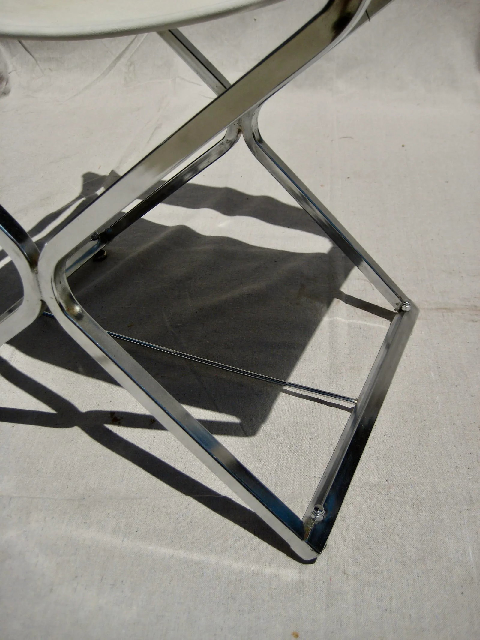 Mid-Century Modern Milo Baughman Producer - Director Chrome Chairs - a Pair - 4