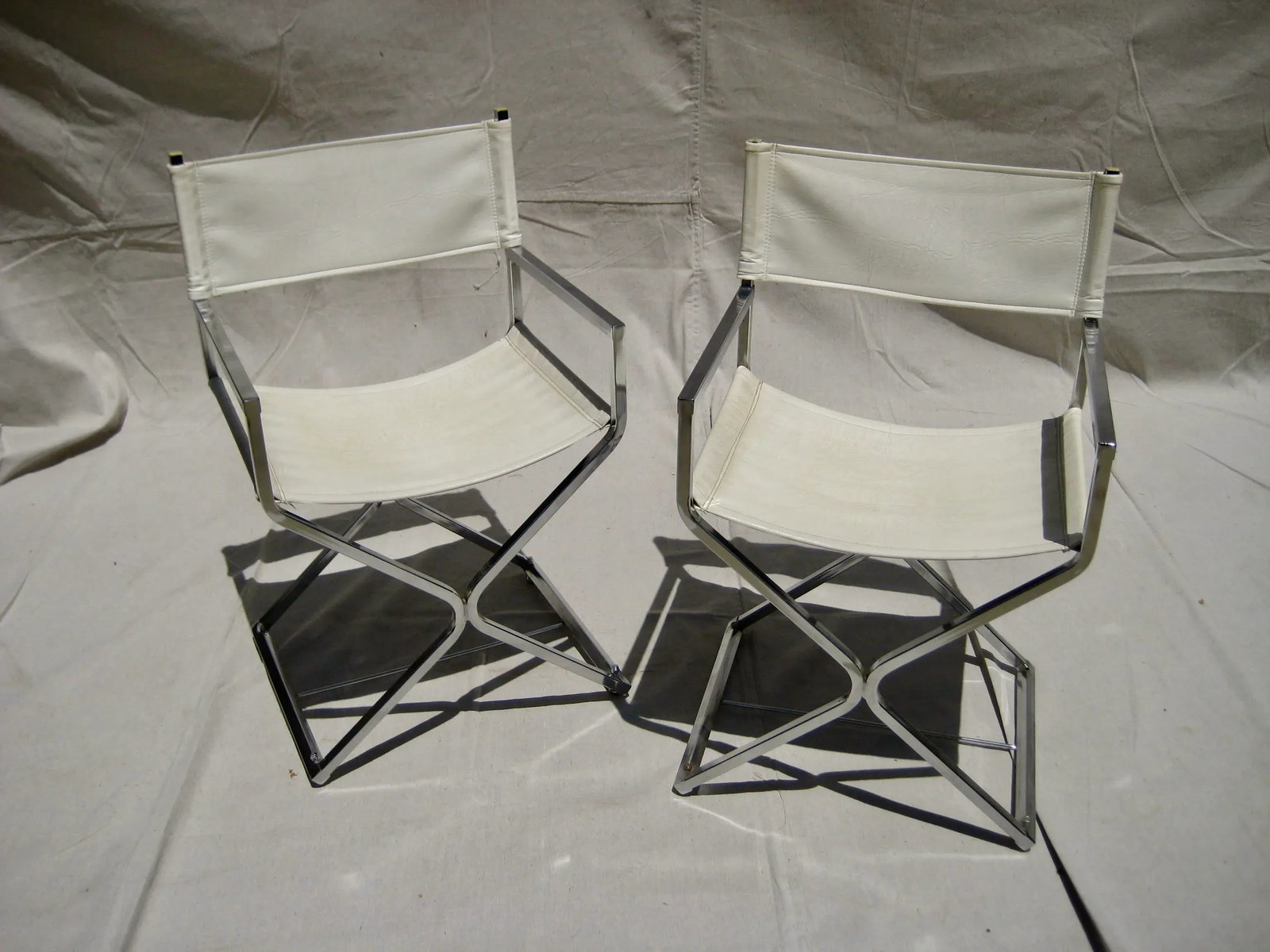 Mid-Century Modern Milo Baughman Producer - Director Chrome Chairs - a Pair - 9