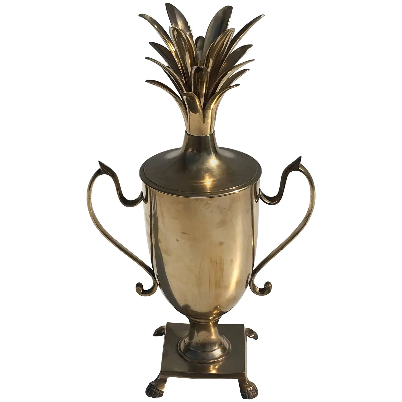 Brass Pineapple Urn Beverage Cooler - 8