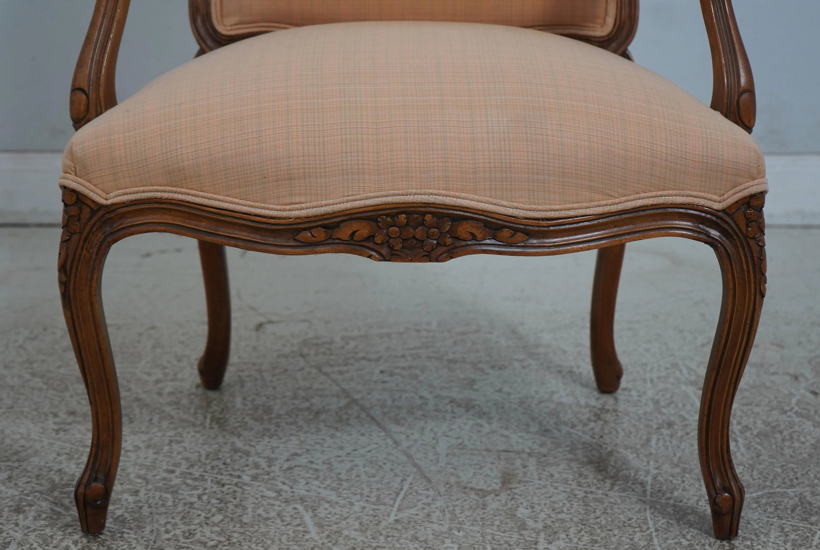 Pair Heritage French Louis XV Style Open Armchairs - 6