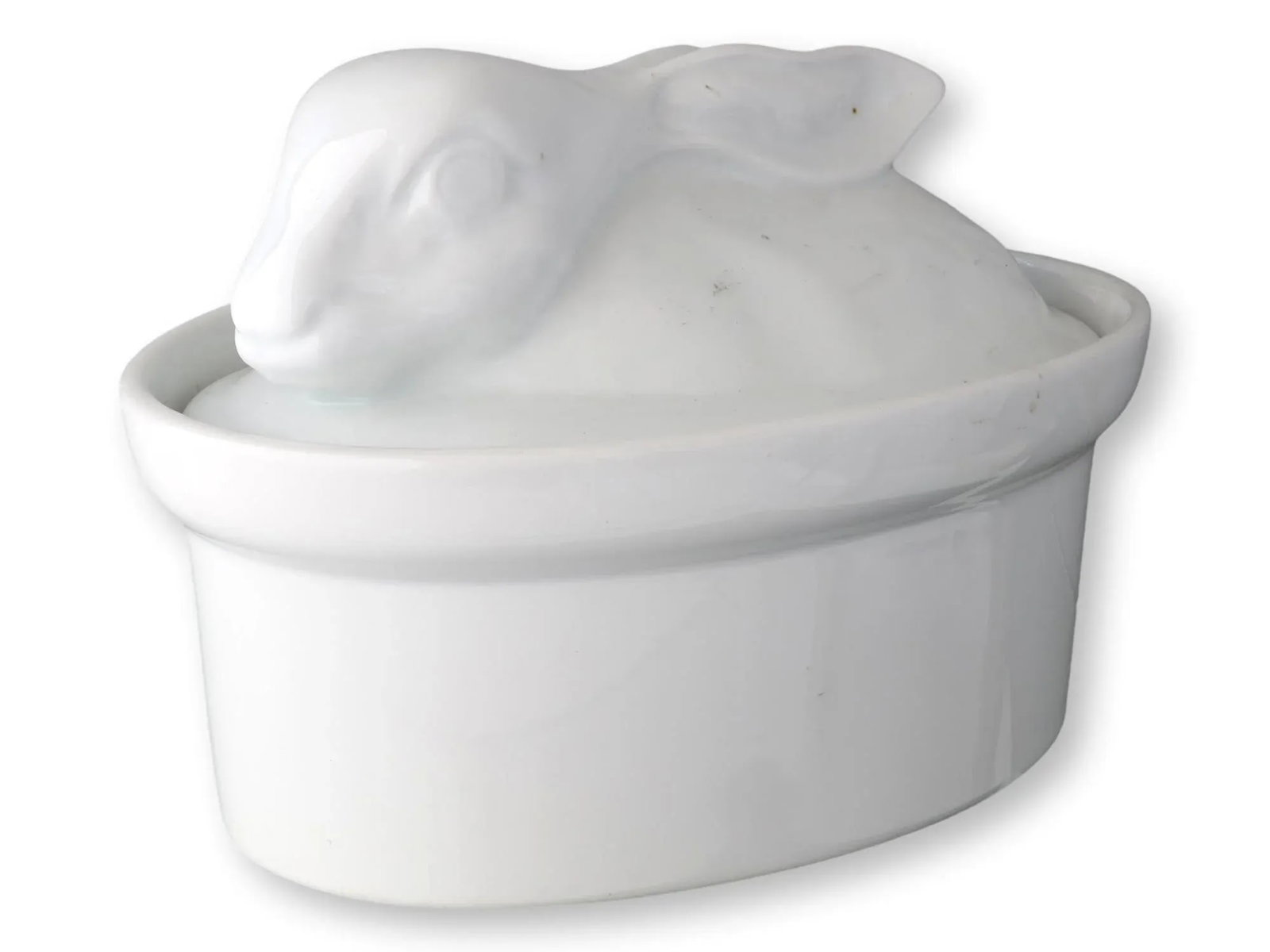 French Porcelain Rabbit Tureen - 2