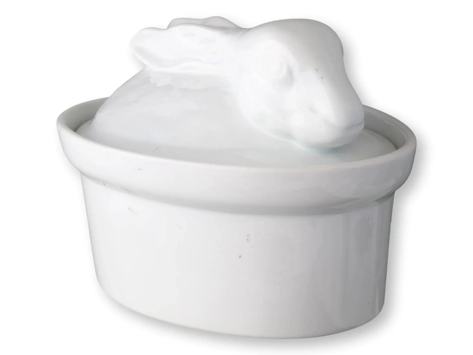 French Porcelain Rabbit Tureen - 3