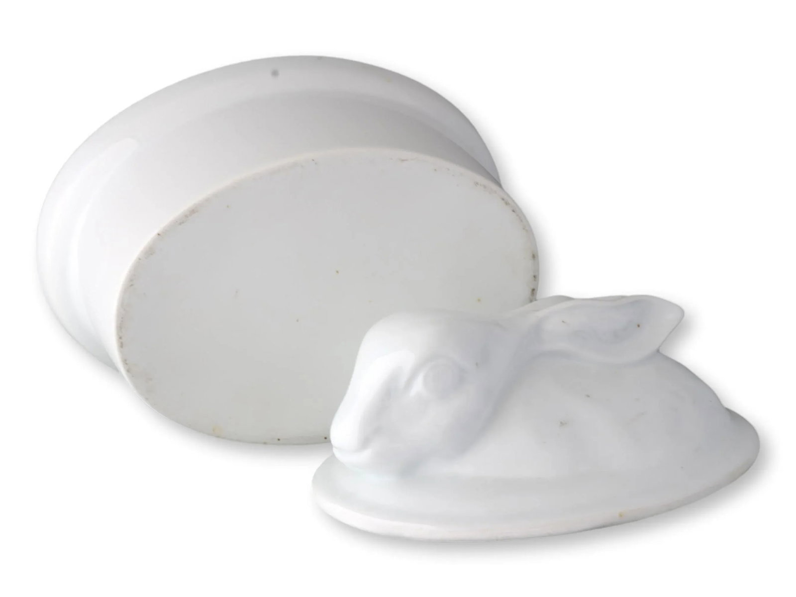 French Porcelain Rabbit Tureen - 5