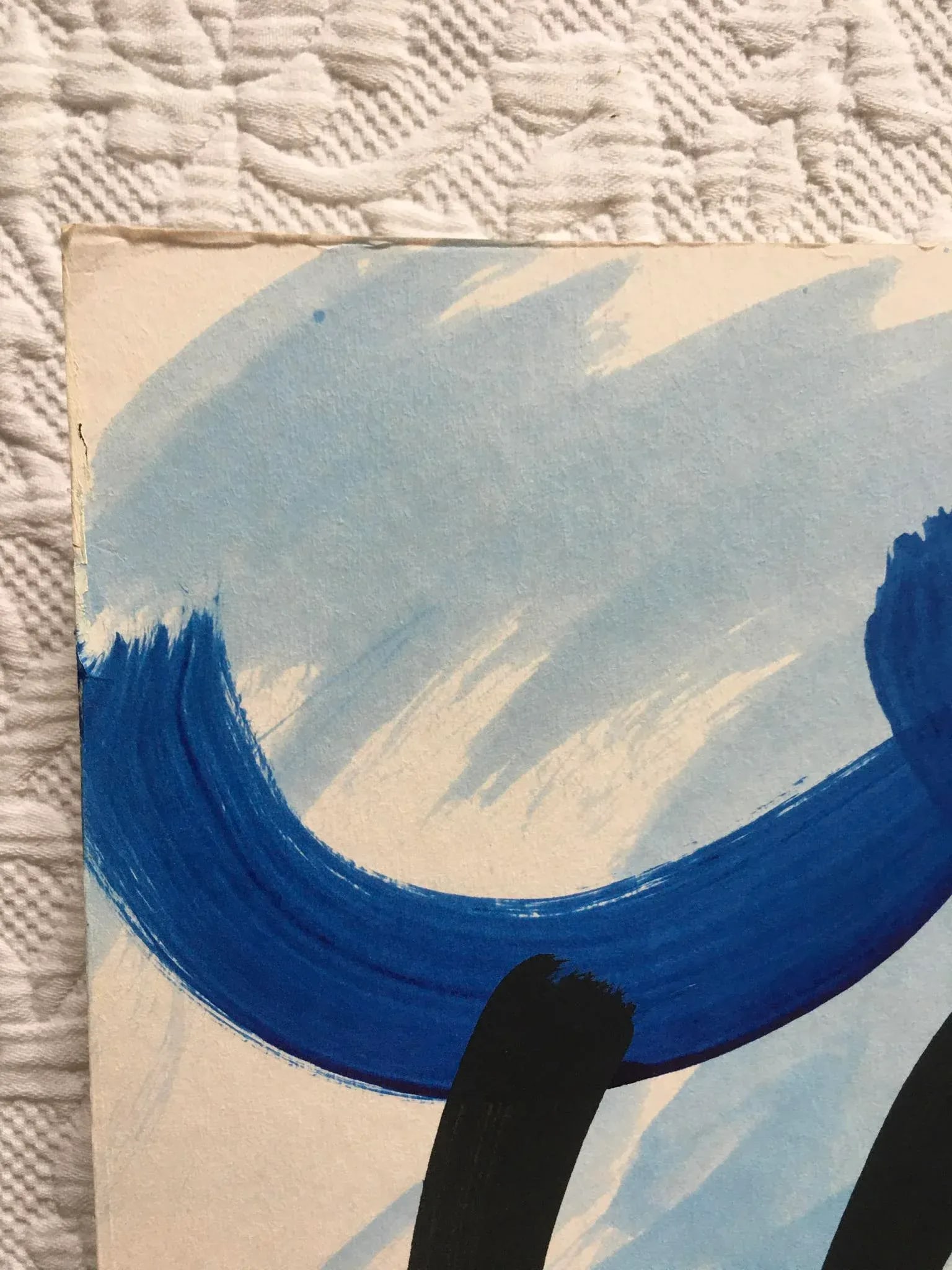 Peter Keil Abstract Portrait Painting - Iconic Blues - 5