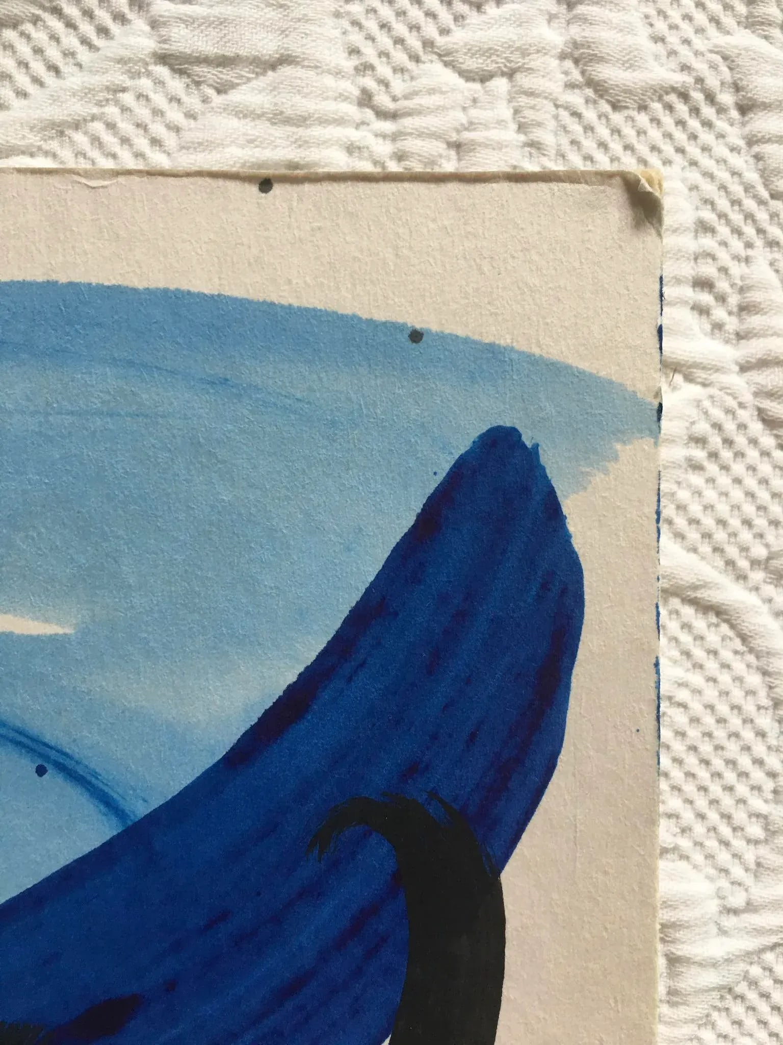 Peter Keil Abstract Portrait Painting - Iconic Blues - 6