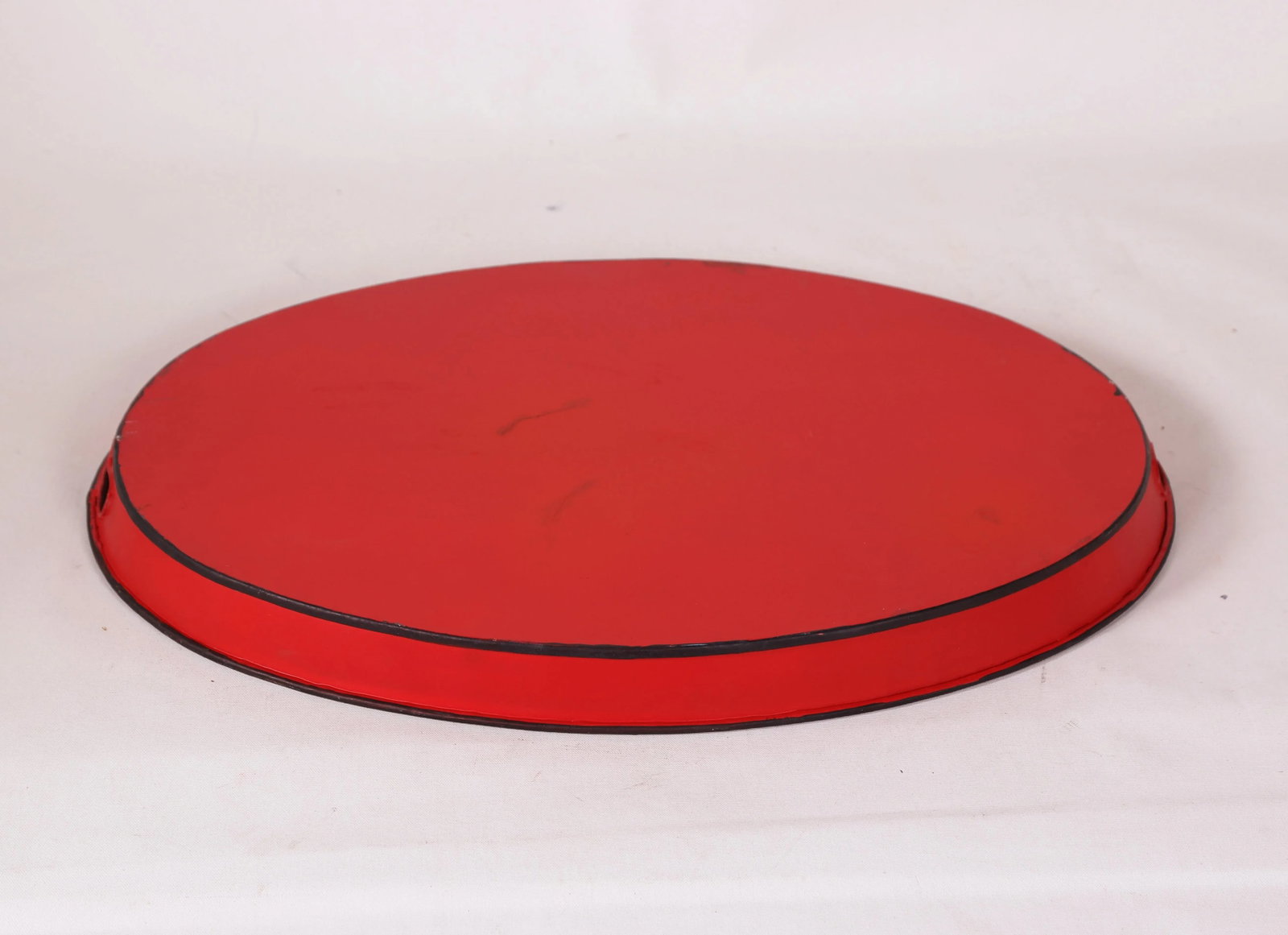 Oval Hand-Painted Zebra Decorative Tray - 4