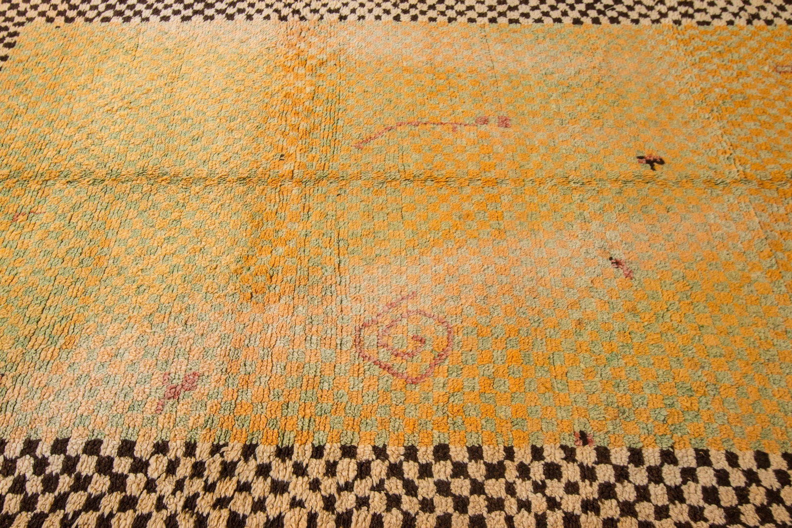 Mid-20th Century Vintage Moroccan Rug - 5