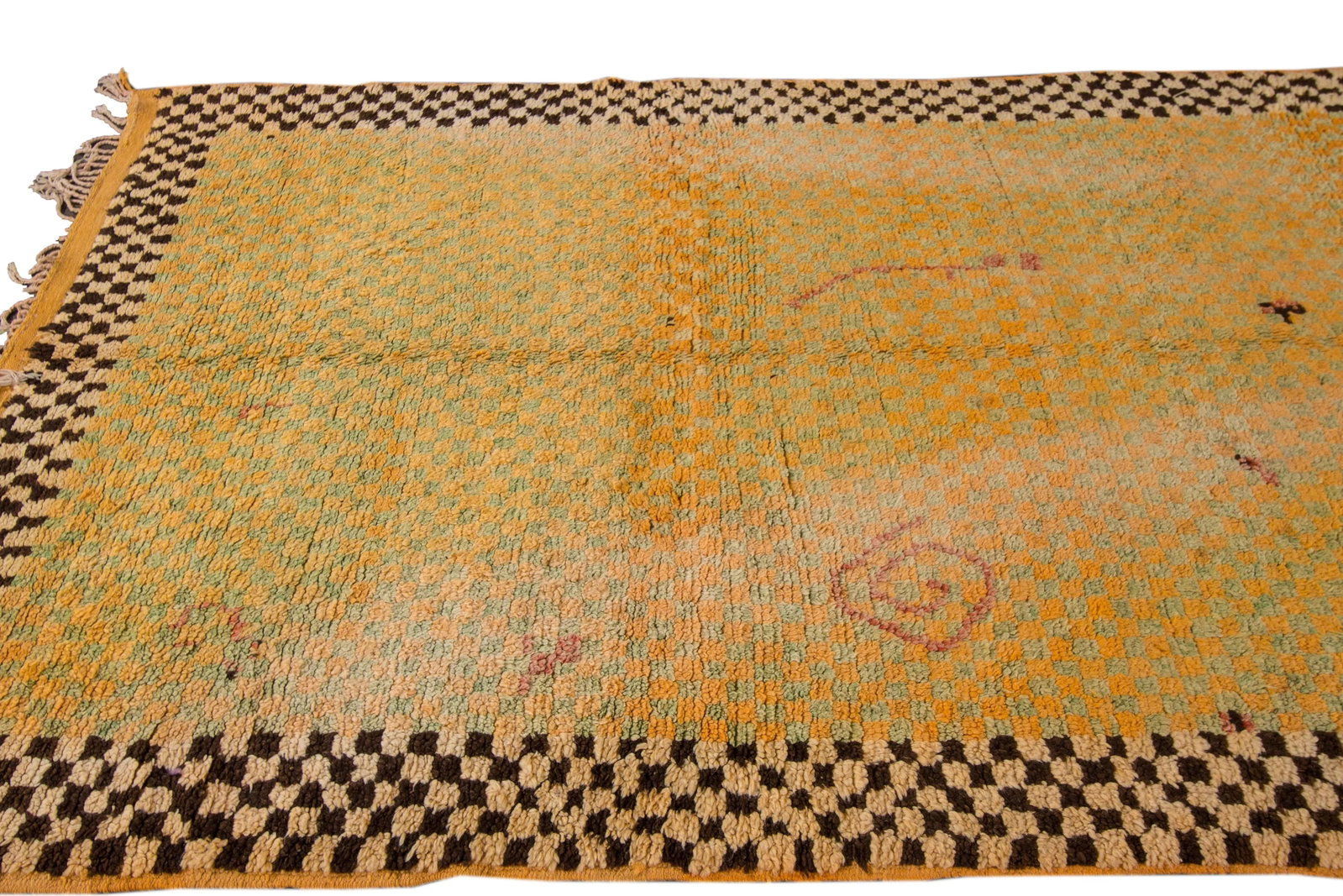 Mid-20th Century Vintage Moroccan Rug - 6